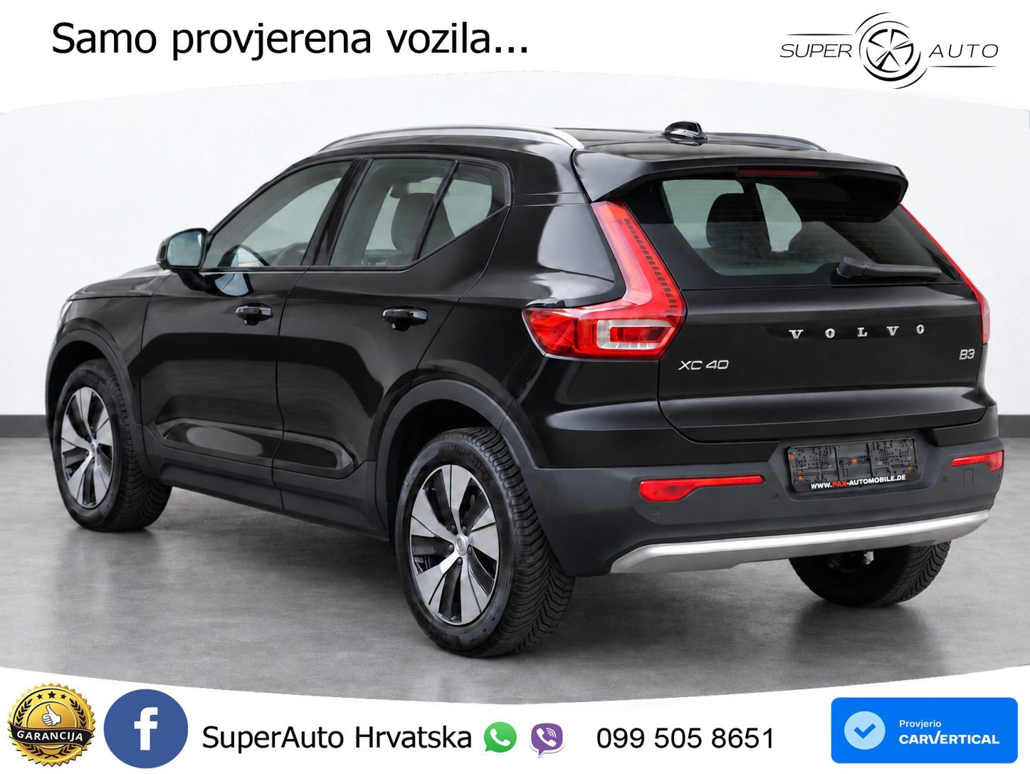 Volvo XC40 2.0 B3 163 KS Automatic LED+GR SJED+ACC