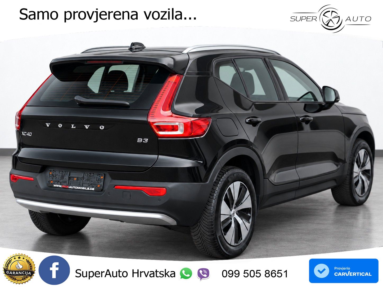 Volvo XC40 2.0 B3 163 KS Automatic LED+GR SJED+ACC