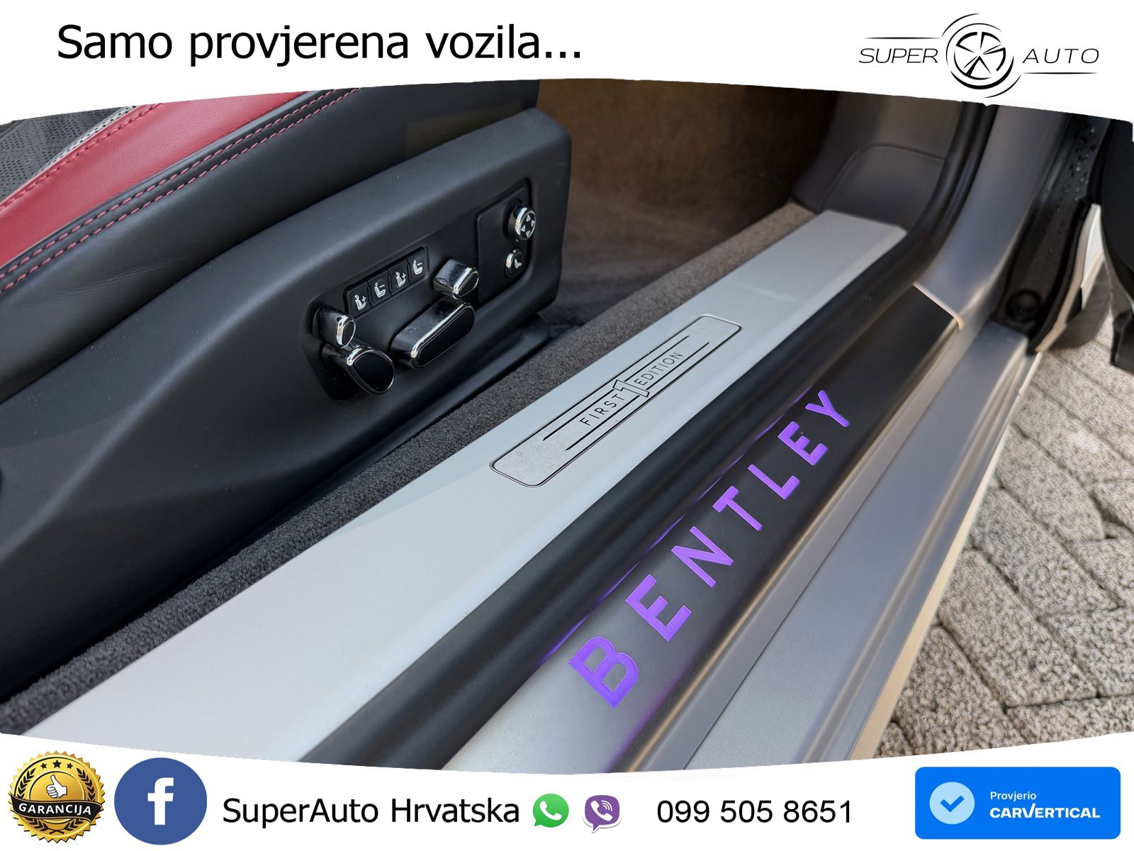 Bentley Continental GT IV 4.0 V8 TFSi (782 KS) AWD DCT ZRAČNI+ACC+GR SJED+KAM+PANO