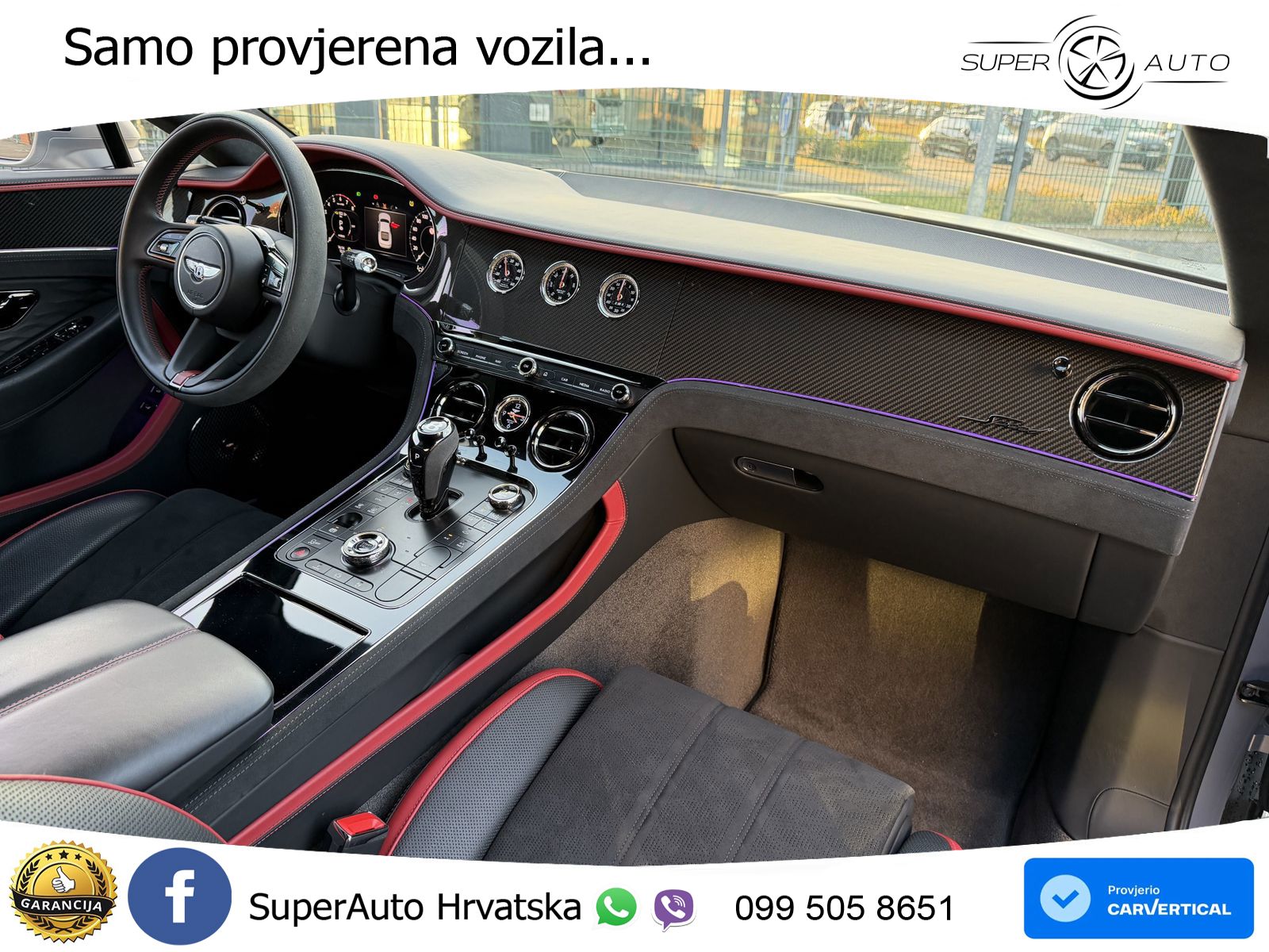 Bentley Continental GT IV 4.0 V8 TFSi (782 KS) AWD DCT ZRAČNI+ACC+GR SJED+KAM+PANO