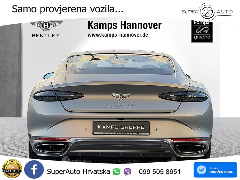 Bentley Continental GT IV 4.0 V8 TFSi (782 KS) AWD DCT ZRAČNI+ACC+GR SJED+KAM+PANO