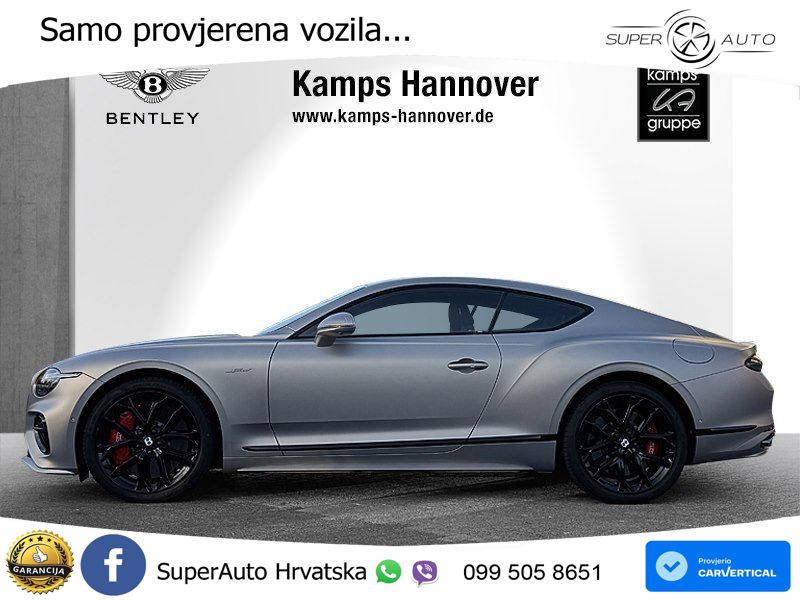 Bentley Continental GT IV 4.0 V8 TFSi (782 KS) AWD DCT ZRAČNI+ACC+GR SJED+KAM+PANO