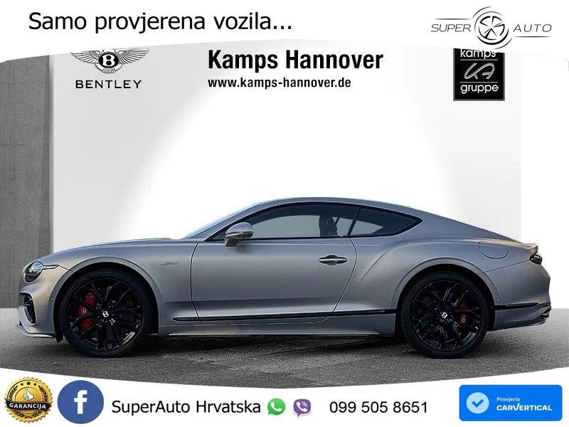 Bentley Continental GT IV 4.0 V8 TFSi (782 KS) AWD DCT ZRAČNI+ACC+GR SJED+KAM+PANO