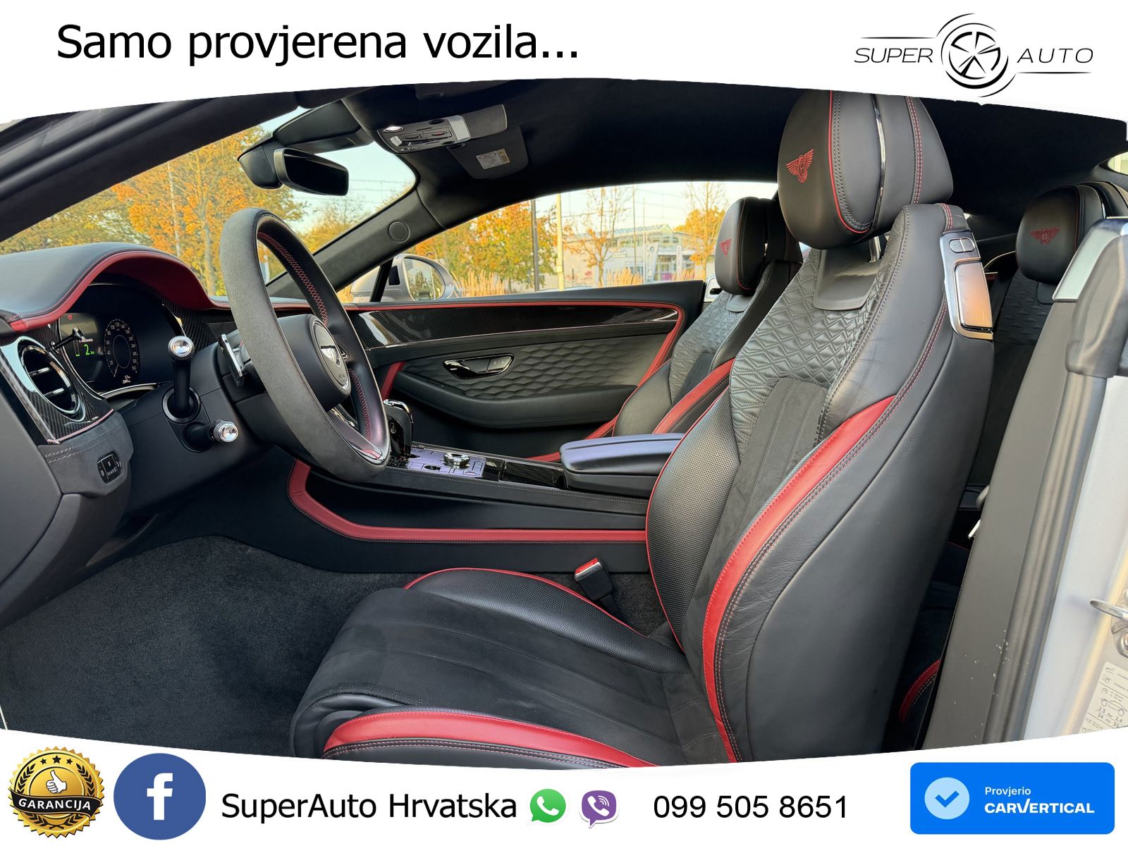 Bentley Continental GT IV 4.0 V8 TFSi (782 KS) AWD DCT ZRAČNI+ACC+GR SJED+KAM+PANO