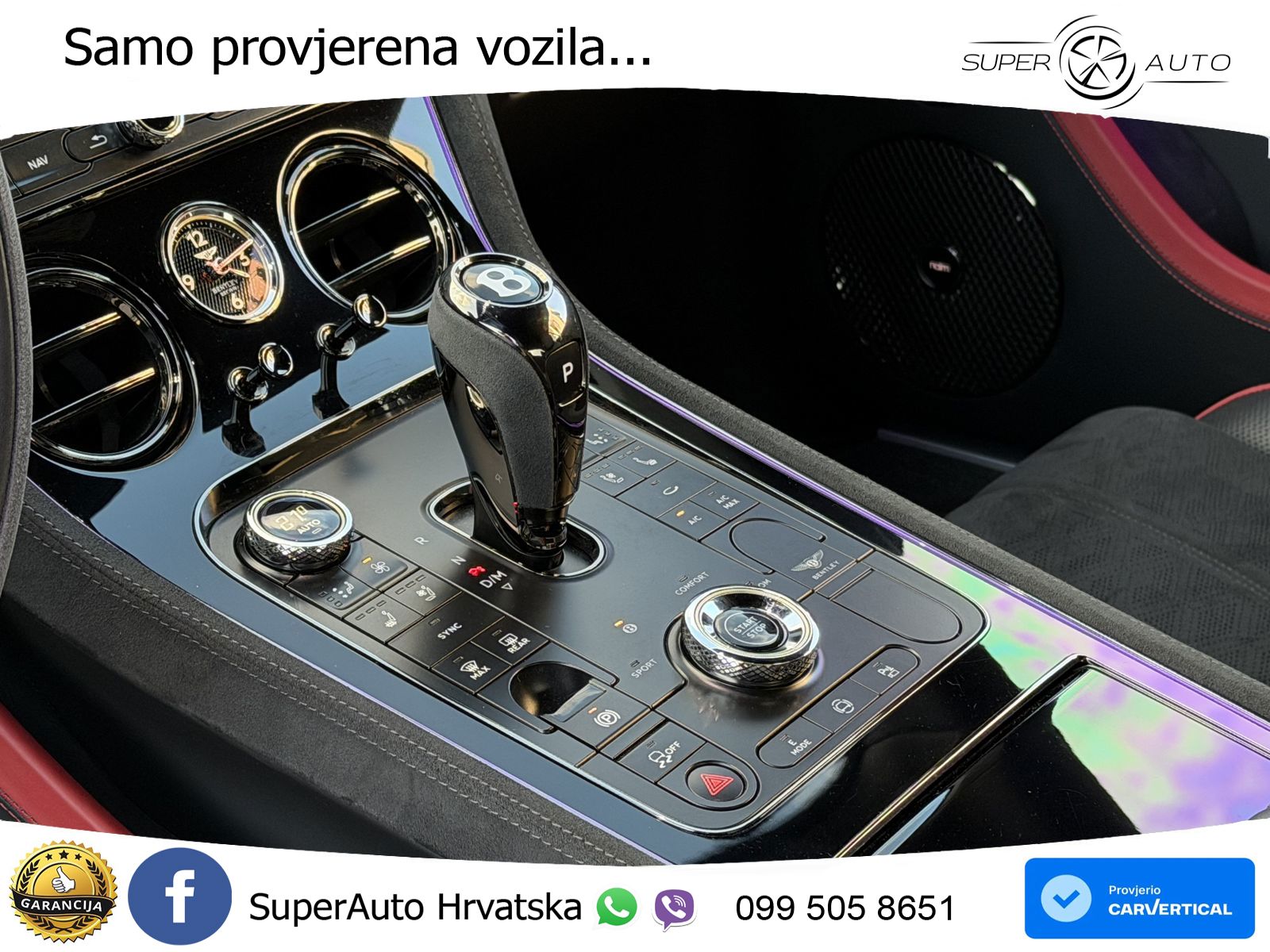 Bentley Continental GT IV 4.0 V8 TFSi (782 KS) AWD DCT ZRAČNI+ACC+GR SJED+KAM+PANO