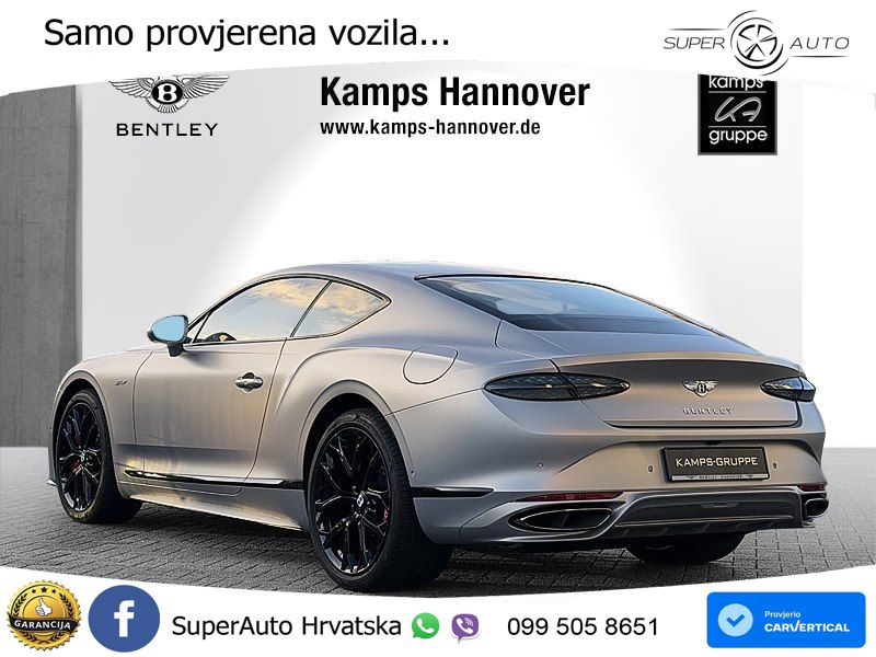 Bentley Continental GT IV 4.0 V8 TFSi (782 KS) AWD DCT ZRAČNI+ACC+GR SJED+KAM+PANO