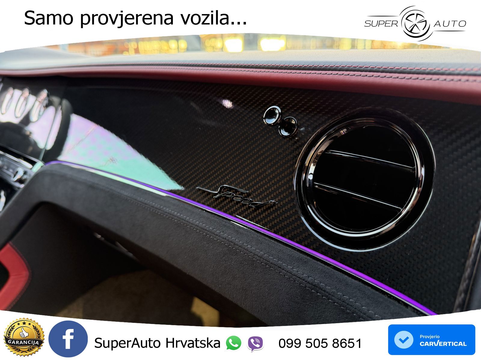 Bentley Continental GT IV 4.0 V8 TFSi (782 KS) AWD DCT ZRAČNI+ACC+GR SJED+KAM+PANO