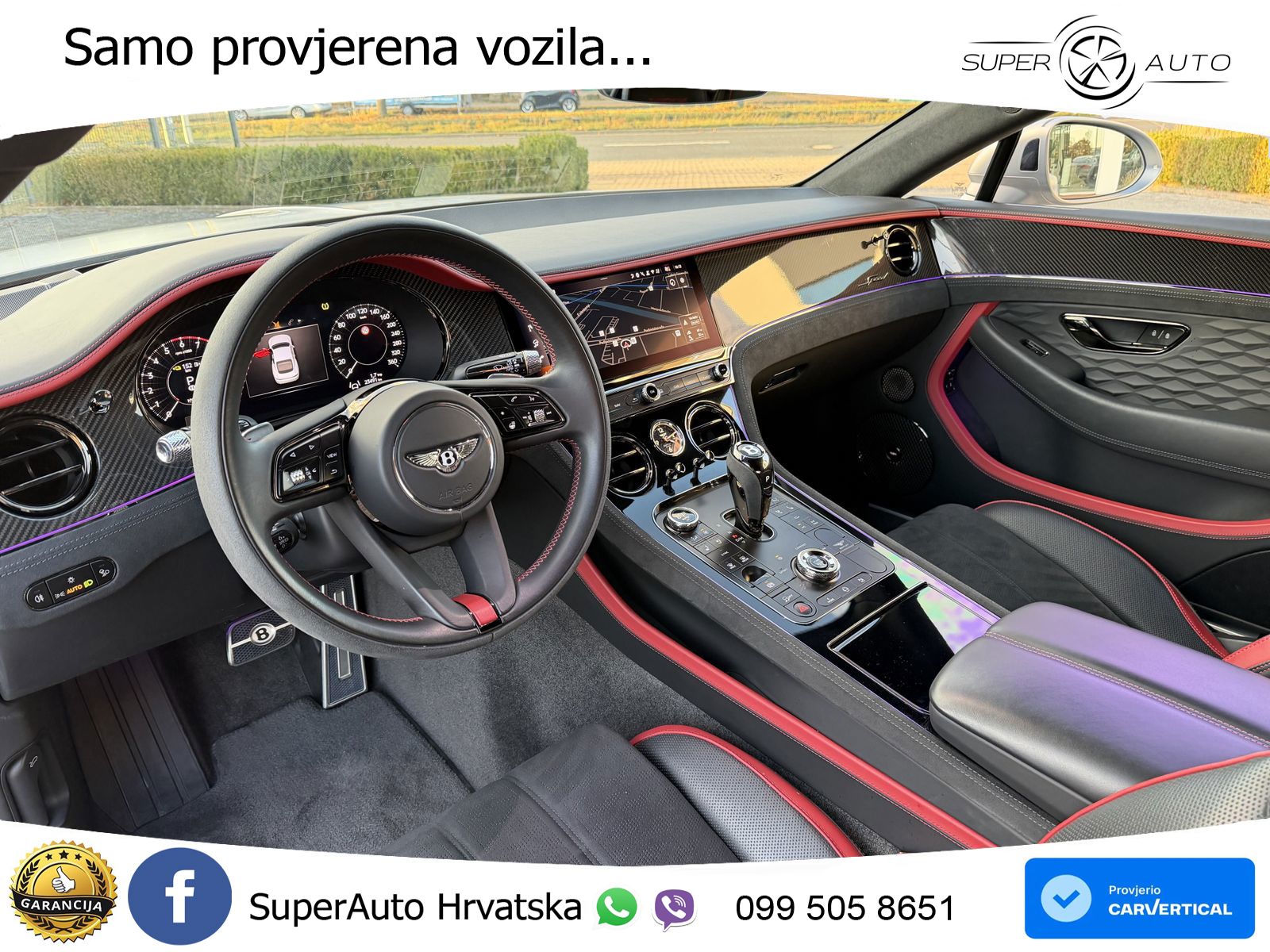 Bentley Continental GT IV 4.0 V8 TFSi (782 KS) AWD DCT ZRAČNI+ACC+GR SJED+KAM+PANO