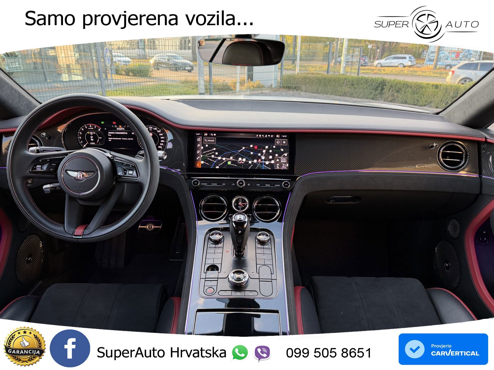 Bentley Continental GT IV 4.0 V8 TFSi (782 KS) AWD DCT ZRAČNI+ACC+GR SJED+KAM+PANO