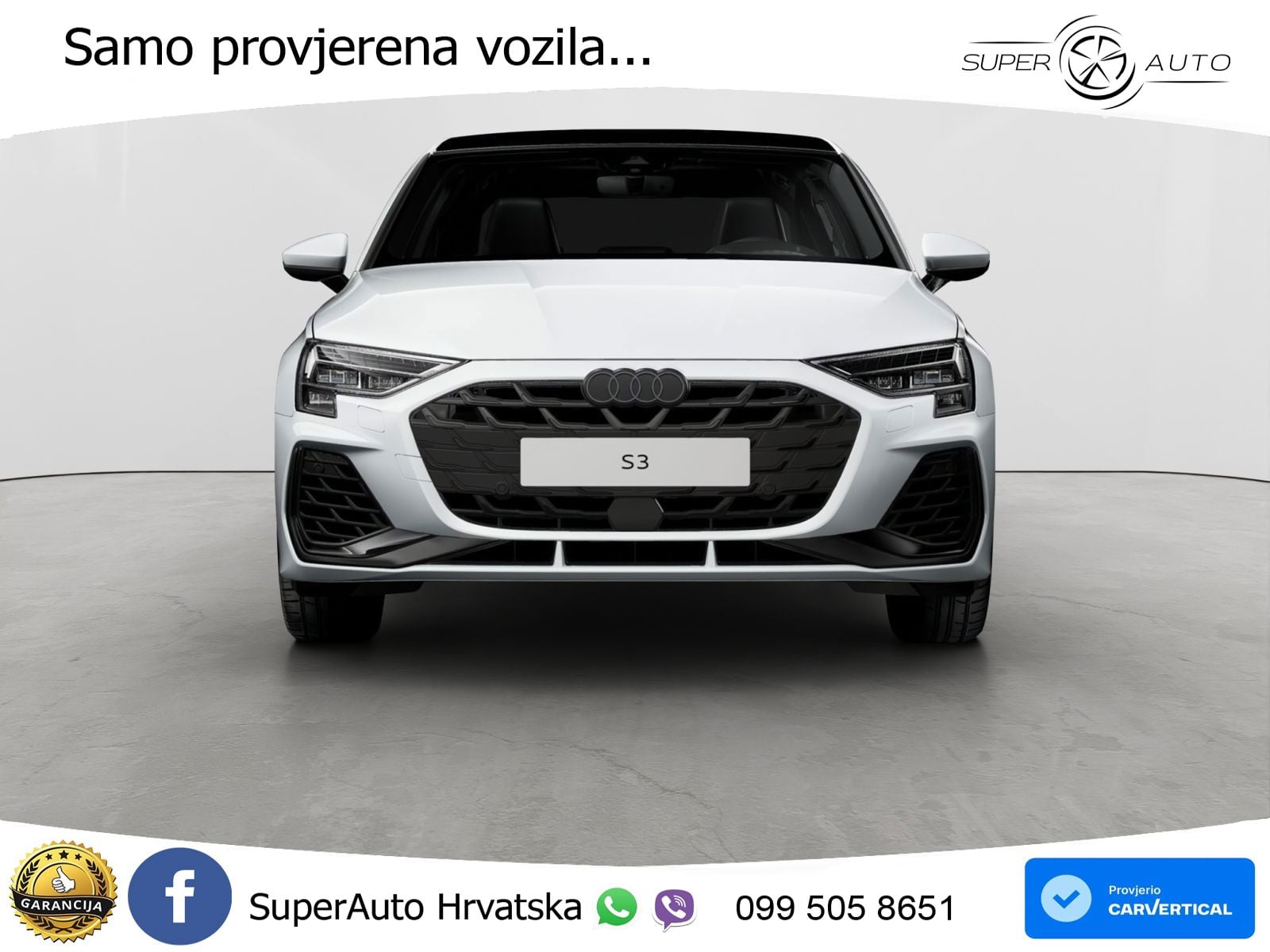 Audi S3 Limuzina 2.0 TFSI (333 KS) quattro S tronic MATRIX+GR SJED+KAM