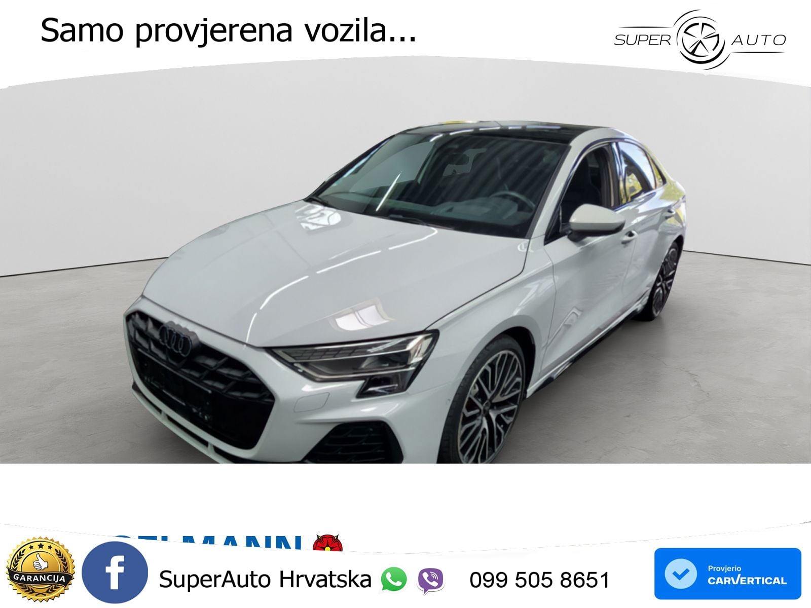 Audi S3 Limuzina 2.0 TFSI (333 KS) quattro S tronic MATRIX+GR SJED+KAM