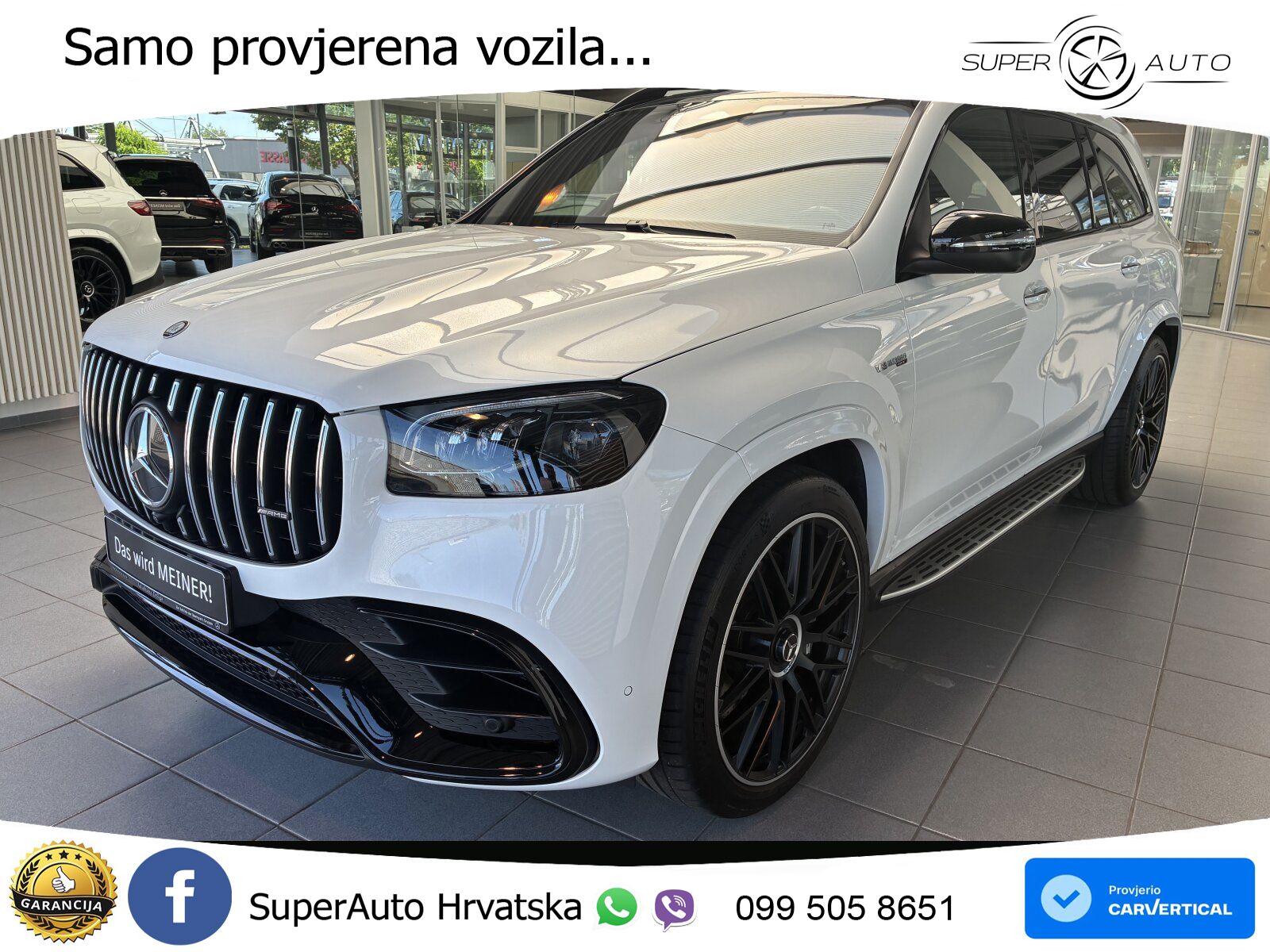 Mercedes-Benz GLS AMG GLS 63 V8 EQ Boost 4MATIC+ AMG SPEEDSHIFT TCT 9G ACC+HEAD+4xGR SJED+360+PANO