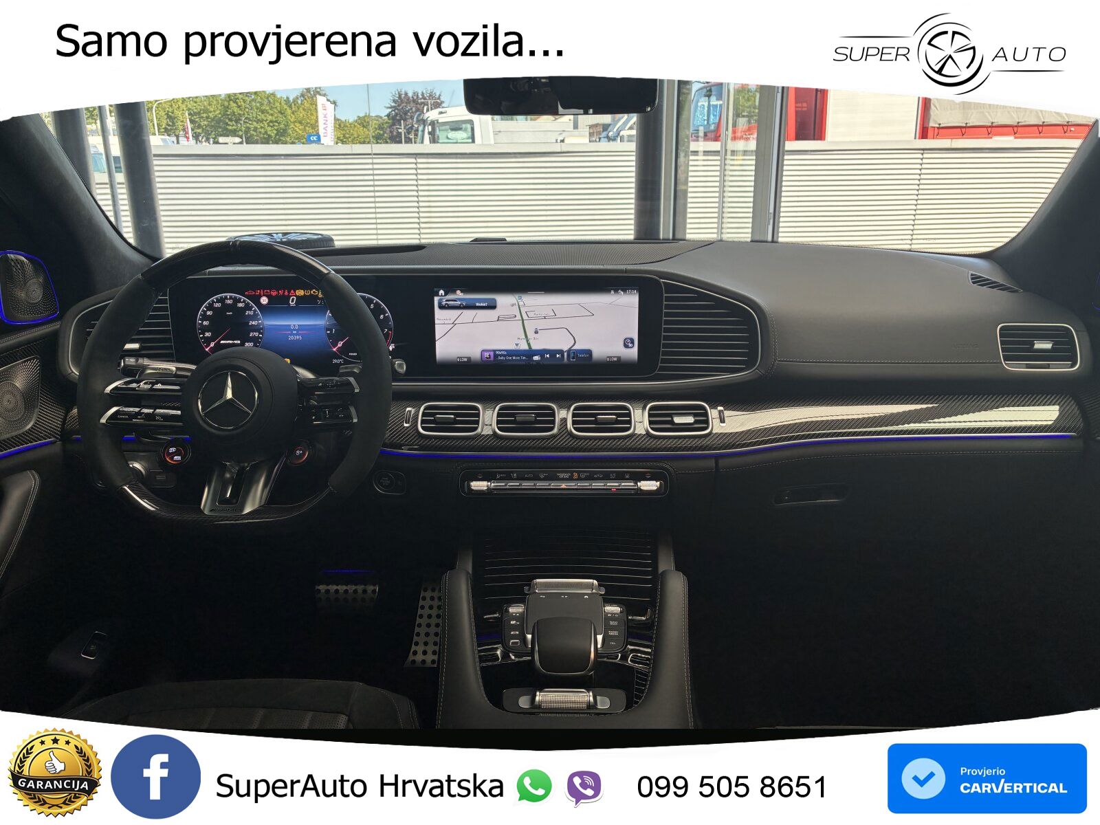 Mercedes-Benz GLS AMG GLS 63 V8 EQ Boost 4MATIC+ AMG SPEEDSHIFT TCT 9G ACC+HEAD+4xGR SJED+360+PANO