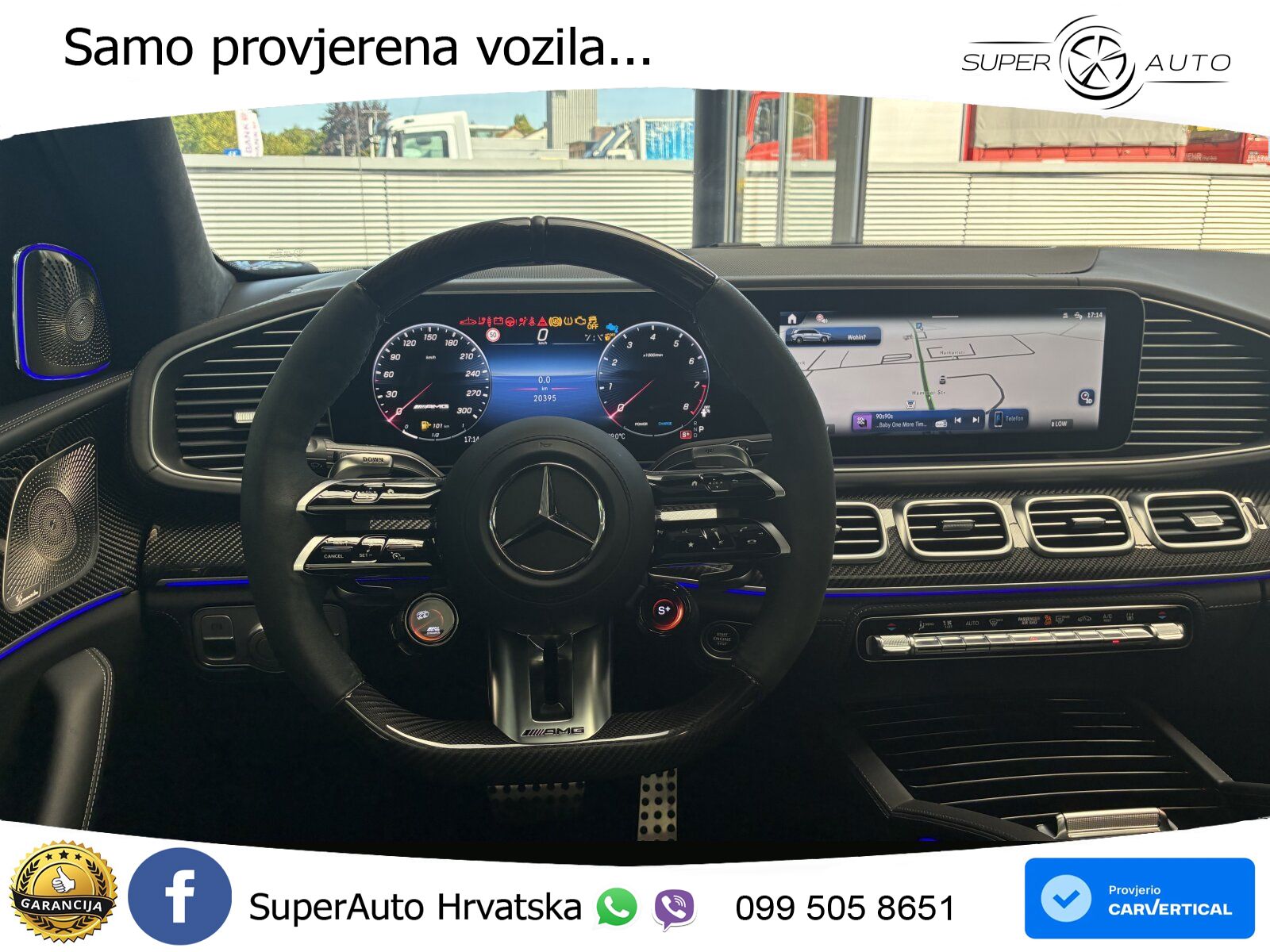 Mercedes-Benz GLS AMG GLS 63 V8 EQ Boost 4MATIC+ AMG SPEEDSHIFT TCT 9G ACC+HEAD+4xGR SJED+360+PANO
