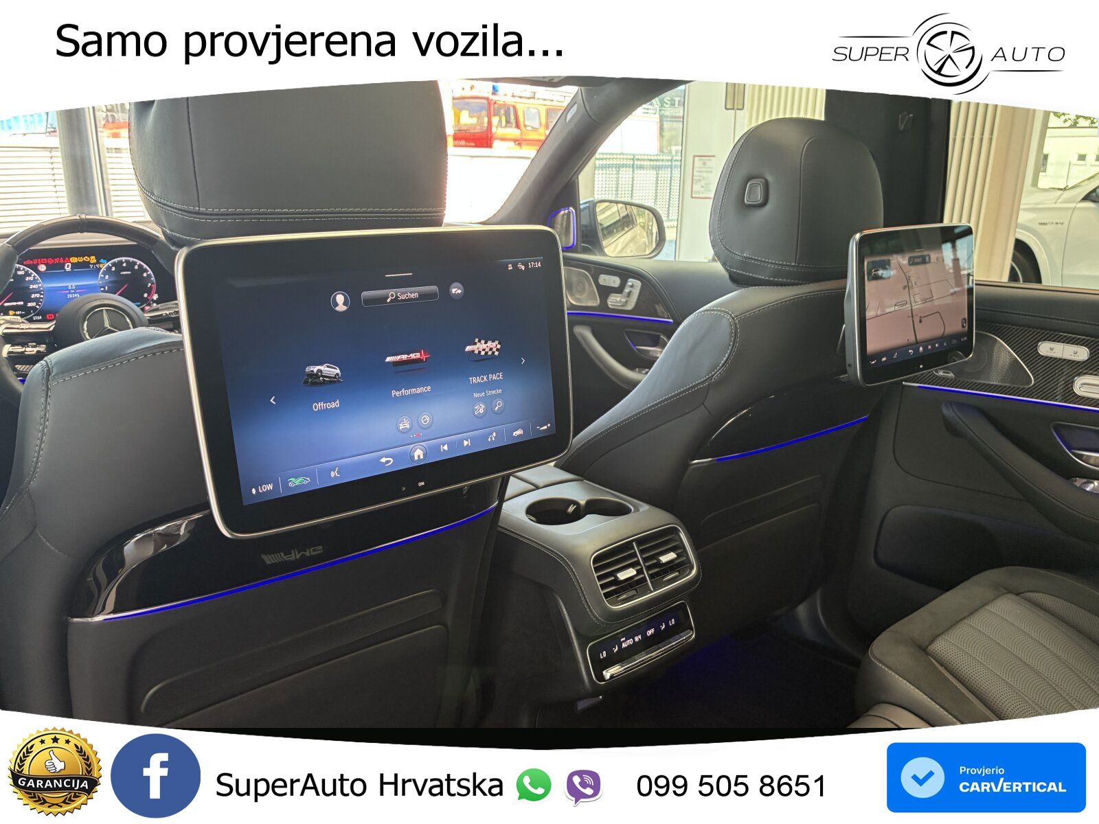 Mercedes-Benz GLS AMG GLS 63 V8 EQ Boost 4MATIC+ AMG SPEEDSHIFT TCT 9G ACC+HEAD+4xGR SJED+360+PANO