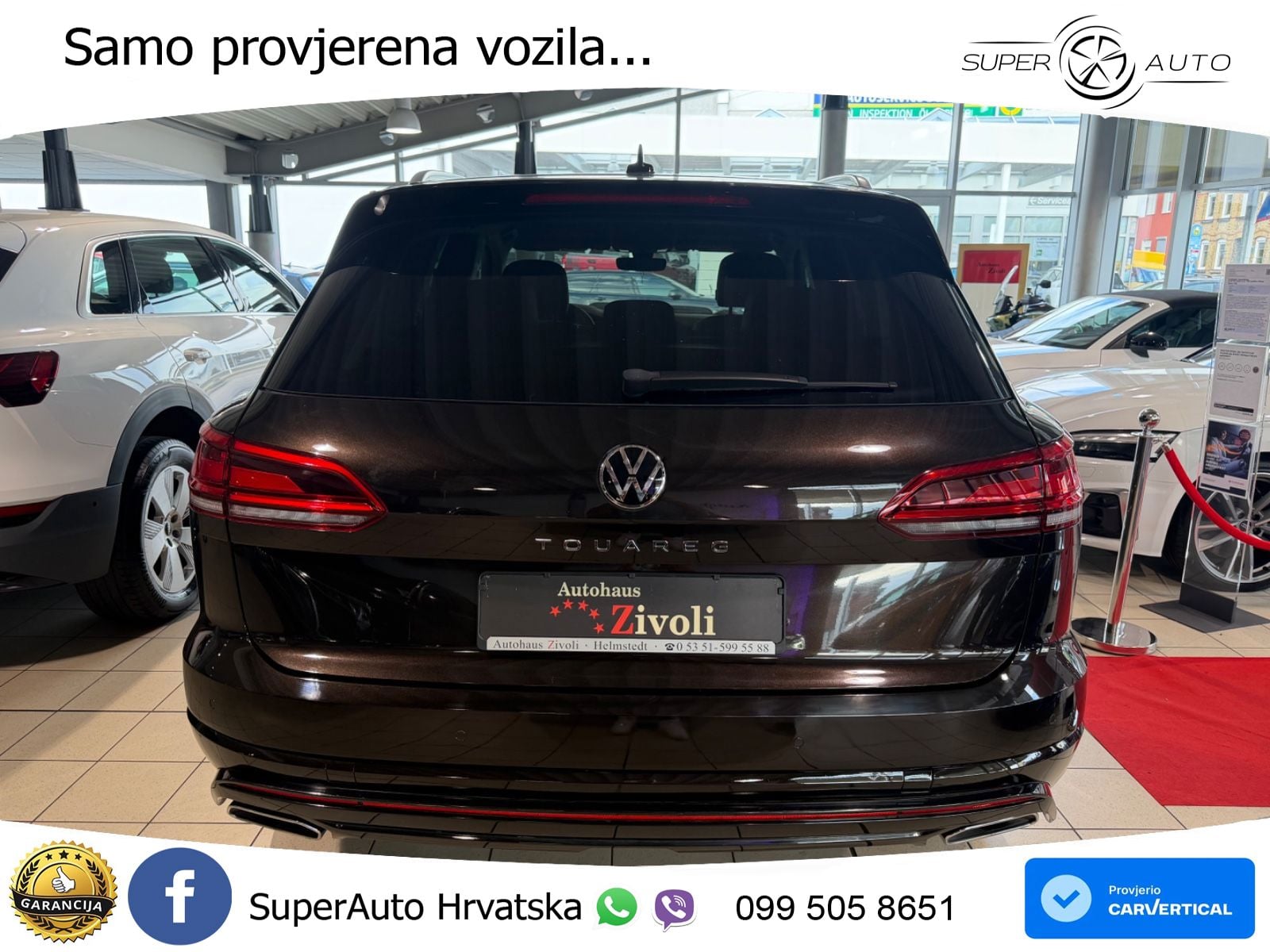 Volkswagen Touareg 3.0 V6 TDI (231 KS) 4MOTION Tiptronic R-Line ZRAČNI+ACC+4xGR SJED+KAM