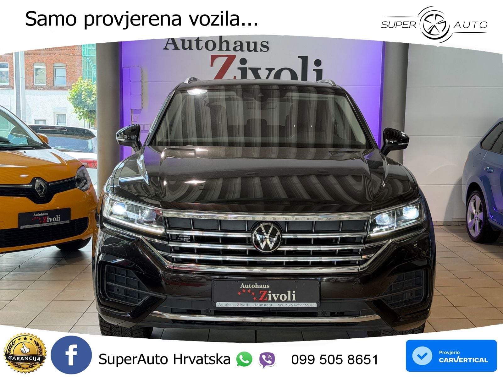 Volkswagen Touareg 3.0 V6 TDI (231 KS) 4MOTION Tiptronic R-Line ZRAČNI+ACC+4xGR SJED+KAM