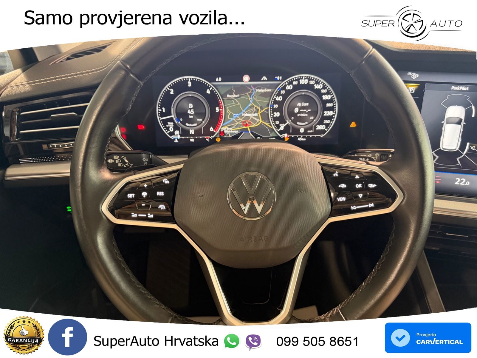 Volkswagen Touareg 3.0 V6 TDI (231 KS) 4MOTION Tiptronic R-Line ZRAČNI+ACC+4xGR SJED+KAM