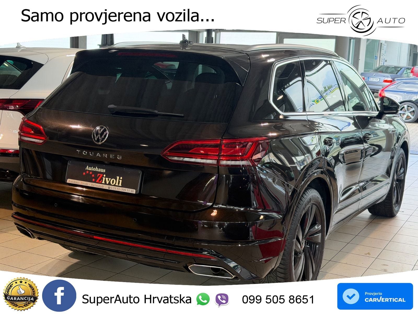 Volkswagen Touareg 3.0 V6 TDI (231 KS) 4MOTION Tiptronic R-Line ZRAČNI+ACC+4xGR SJED+KAM