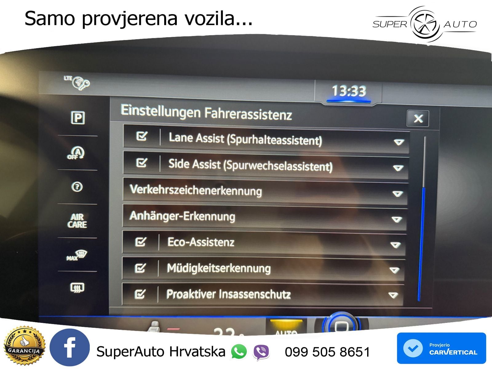 Volkswagen Touareg 3.0 V6 TDI (231 KS) 4MOTION Tiptronic R-Line ZRAČNI+ACC+4xGR SJED+KAM
