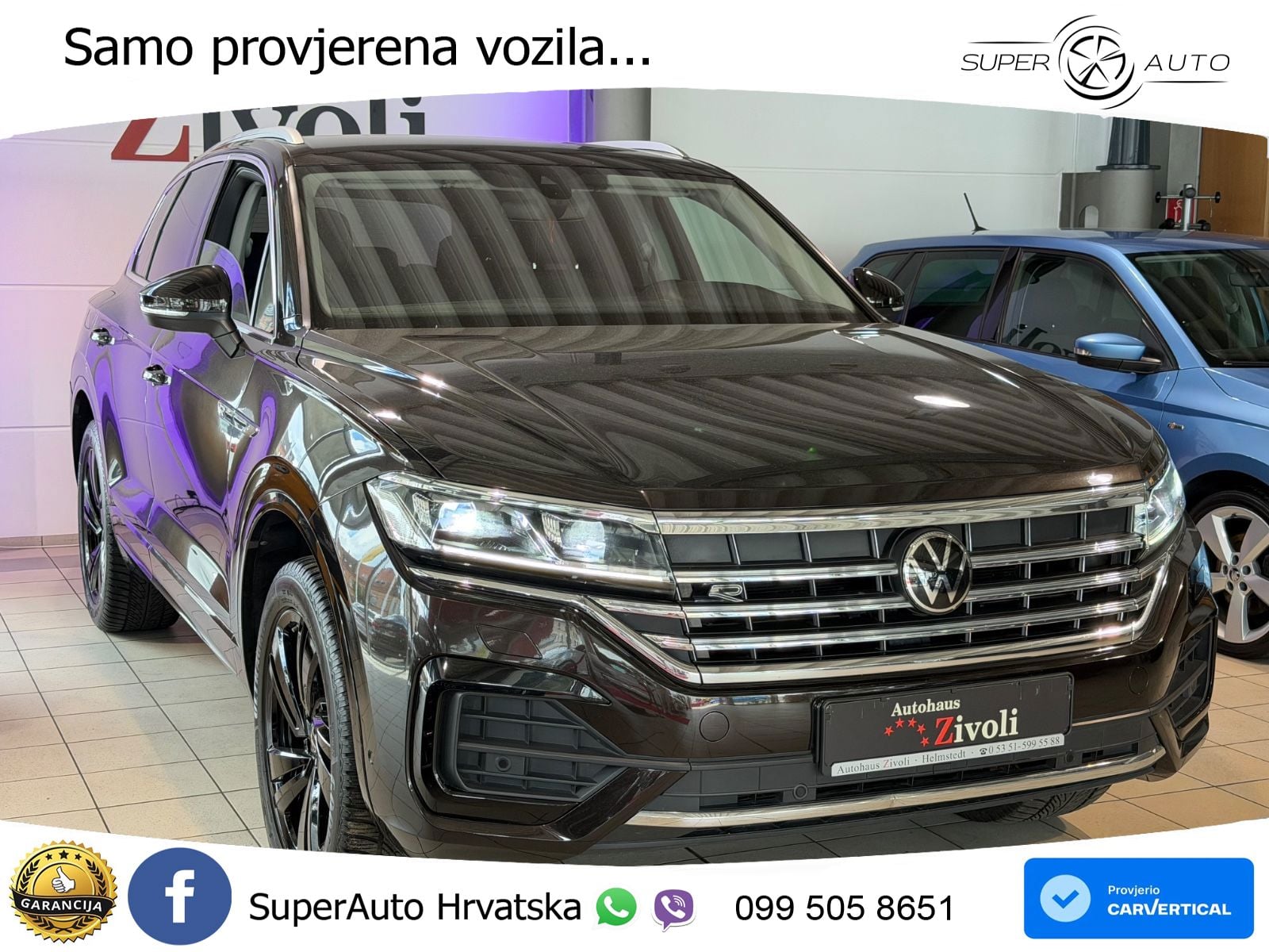 Volkswagen Touareg 3.0 V6 TDI (231 KS) 4MOTION Tiptronic R-Line ZRAČNI+ACC+4xGR SJED+KAM