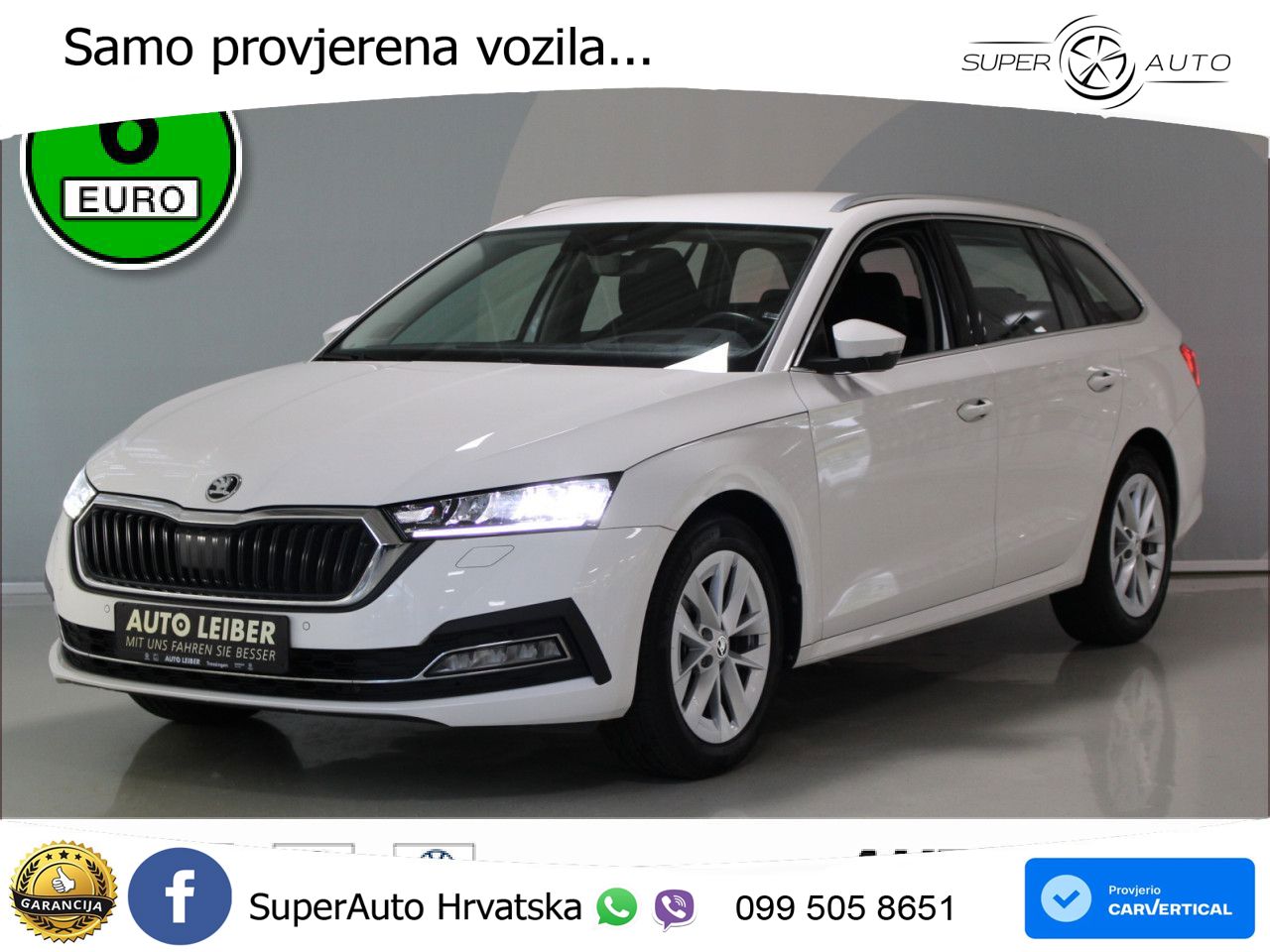 Škoda Octavia Combi 1.5 TSI EVO e-TEC (150 KS) DSG LED+GR SJED+ACC