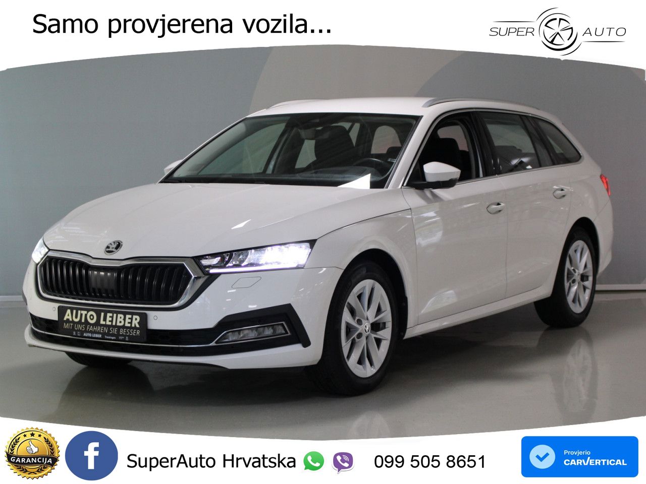 Škoda Octavia Combi 1.5 TSI EVO e-TEC (150 KS) DSG LED+GR SJED+ACC