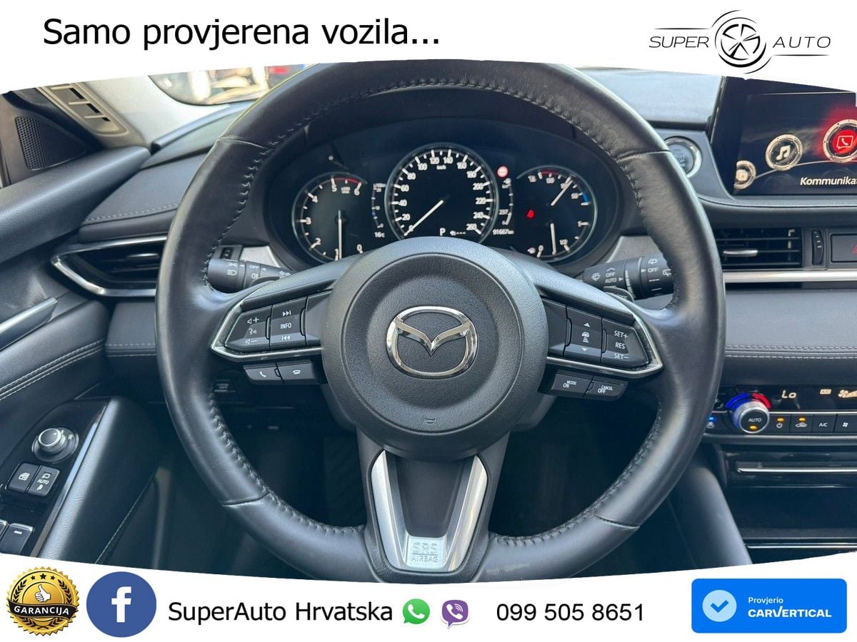 Mazda 6 Sport Combi 2.2 SKYACTIV-D (184 KS) SKYACTIV-Drive LED+GR SJED+ACC