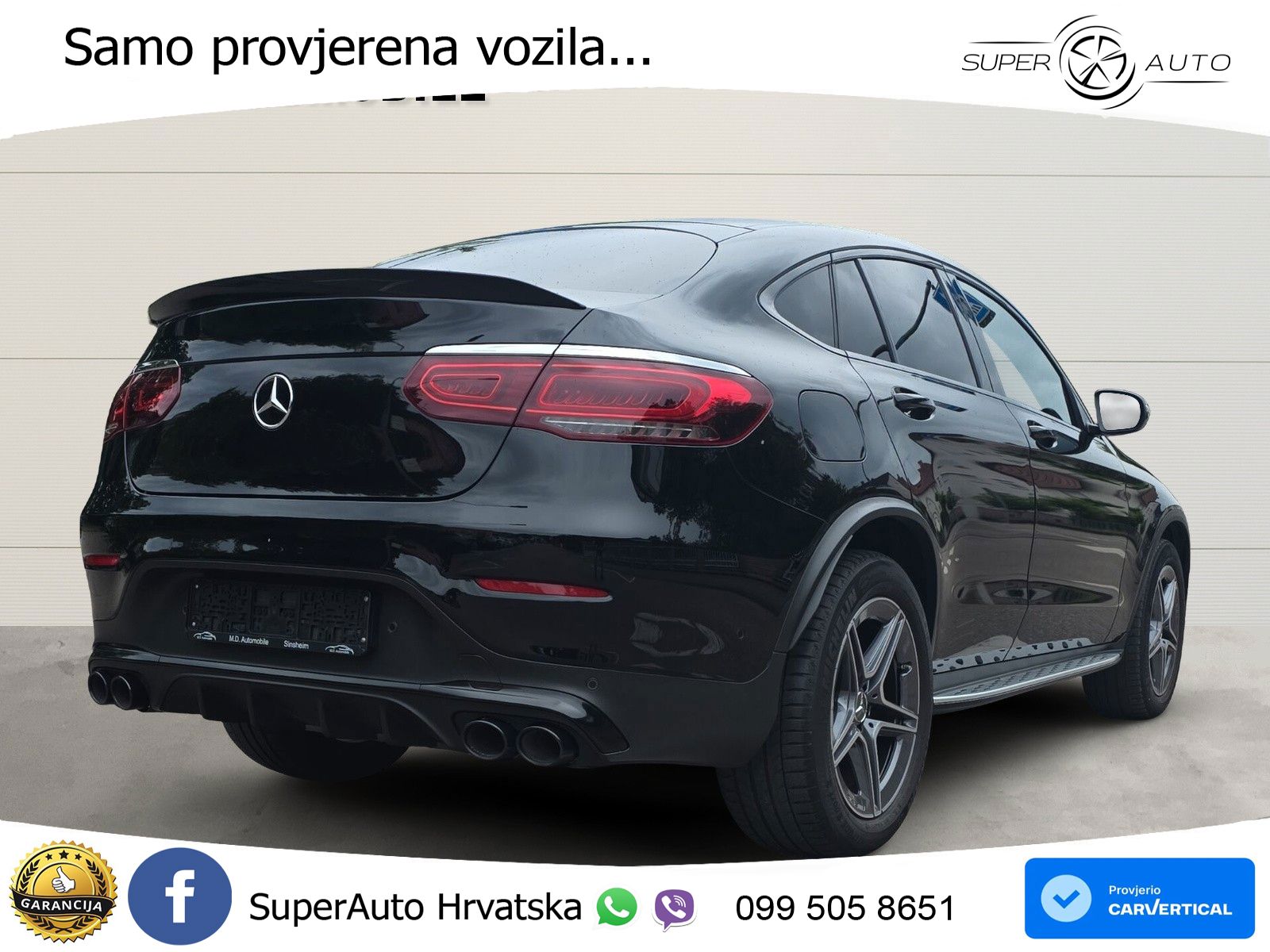 Mercedes GLC Coupe AMG 43 V6 (390 KS) 4MATIC TCT