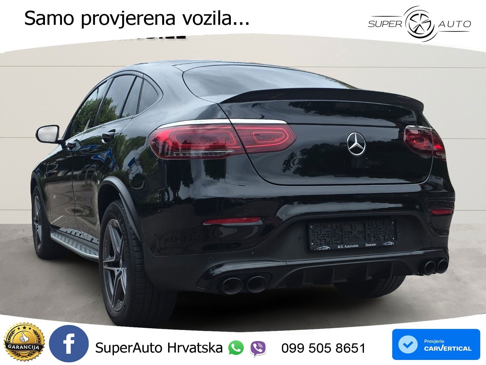 Mercedes GLC Coupe AMG 43 V6 (390 KS) 4MATIC TCT