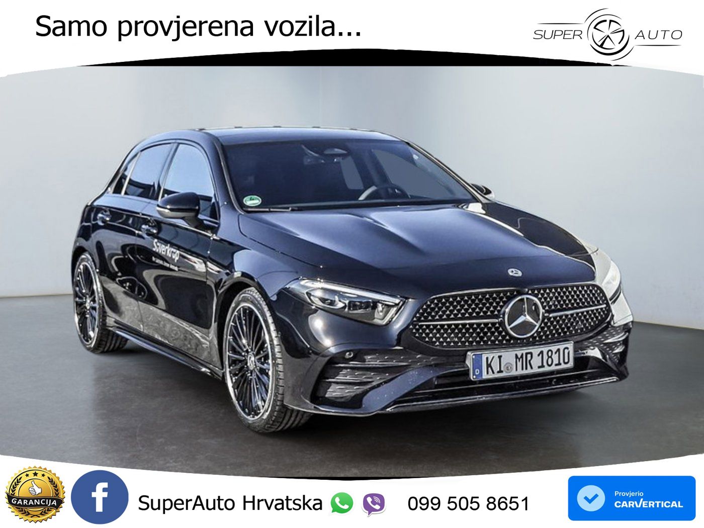 Mercedes-Benz A 200d 8G-DCT AMG LED+GR SJED+ACC