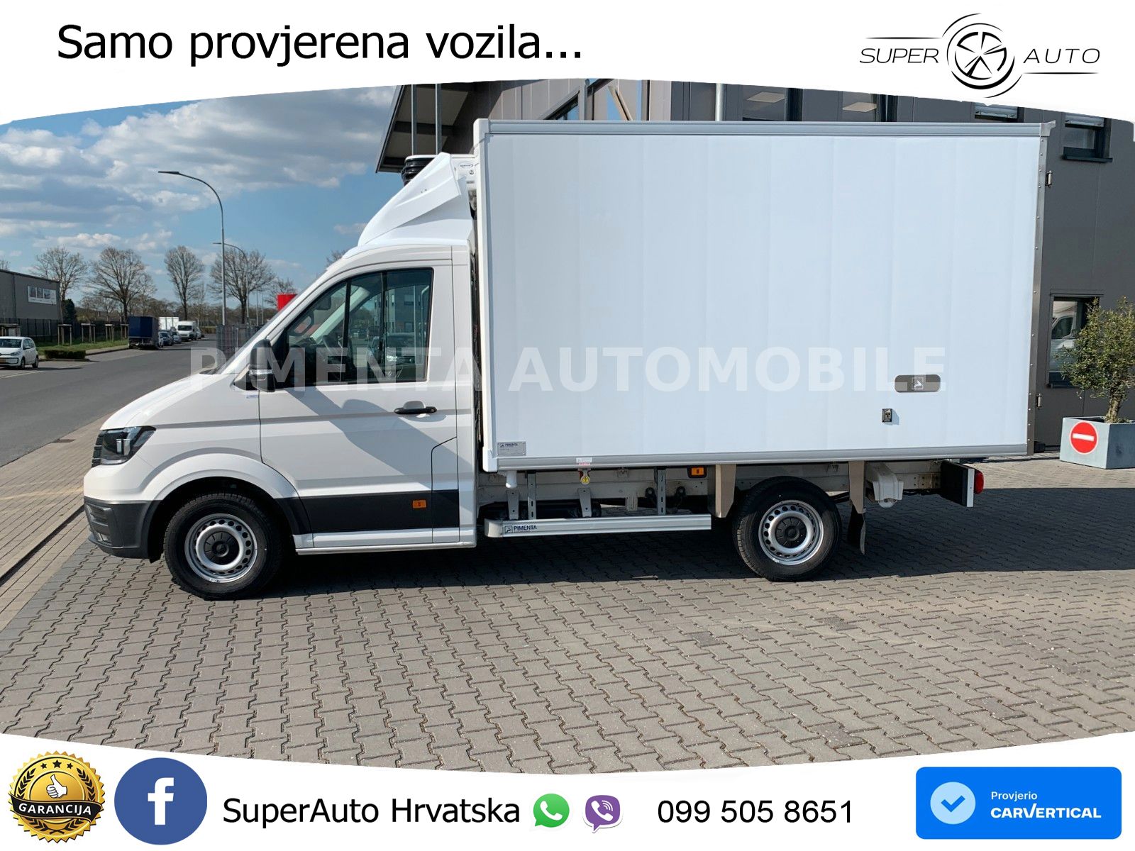 Volkswagen Crafter 35 TK Koffer AUT -20° 3,50m 6EUP RWD 163 KS
