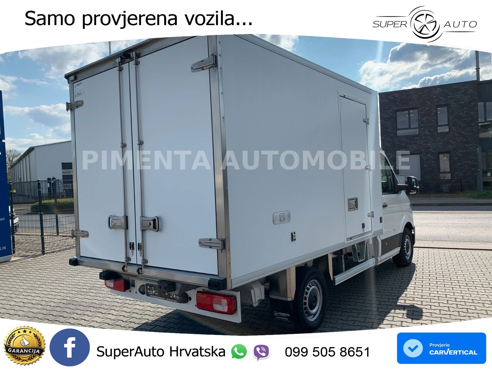 Volkswagen Crafter 35 TK Koffer AUT -20° 3,50m 6EUP RWD 163 KS
