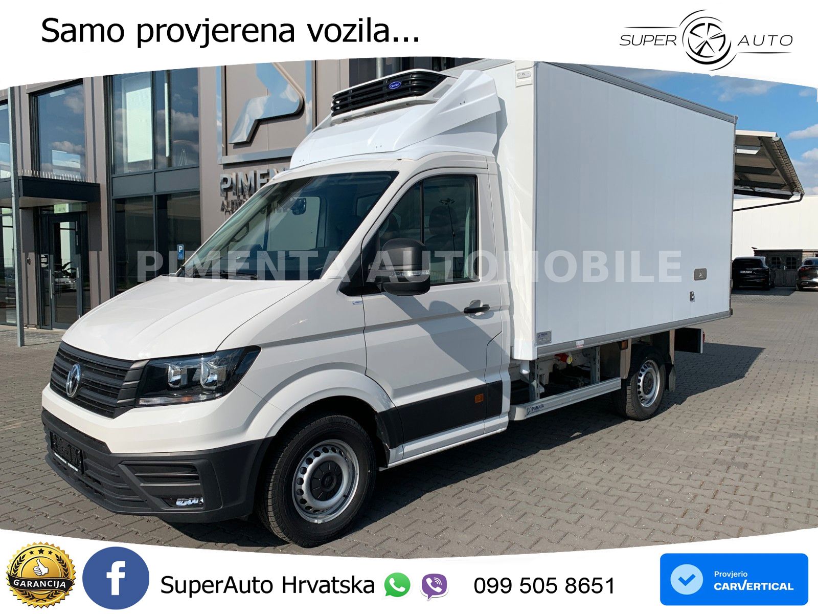 Volkswagen Crafter 35 TK Koffer AUT -20° 3,50m 6EUP RWD 163 KS