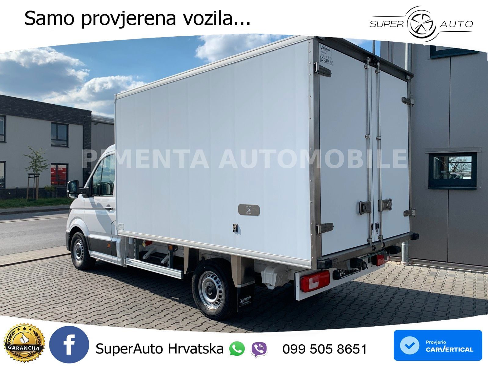 Volkswagen Crafter 35 TK Koffer AUT -20° 3,50m 6EUP RWD 163 KS