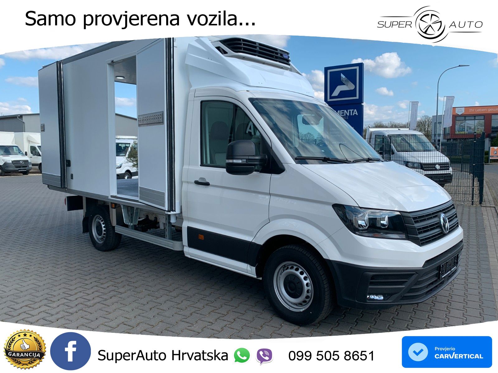 Volkswagen Crafter 35 TK Koffer AUT -20° 3,50m 6EUP RWD 163 KS