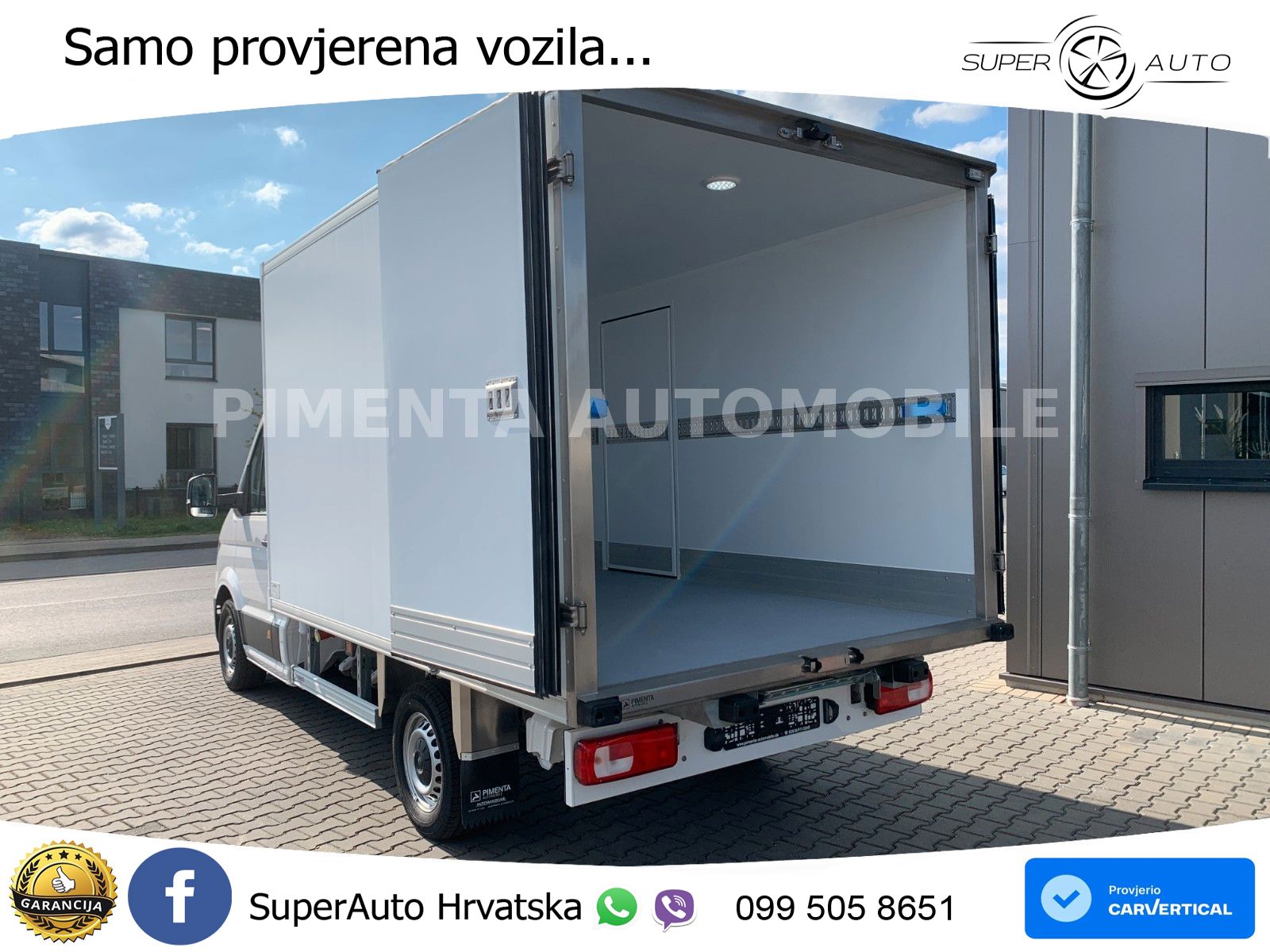 Volkswagen Crafter 35 TK Koffer AUT -20° 3,50m 6EUP RWD 163 KS