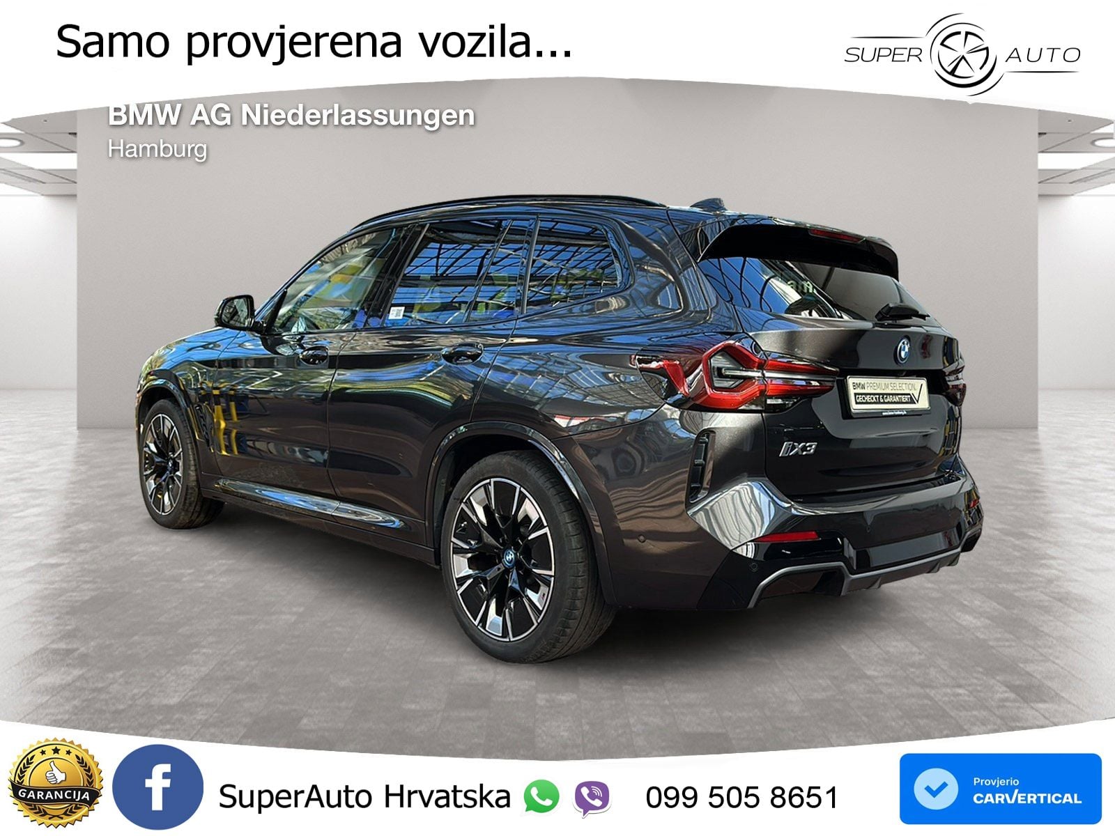 BMW iX3 80 kWh (286 KS) M Sport