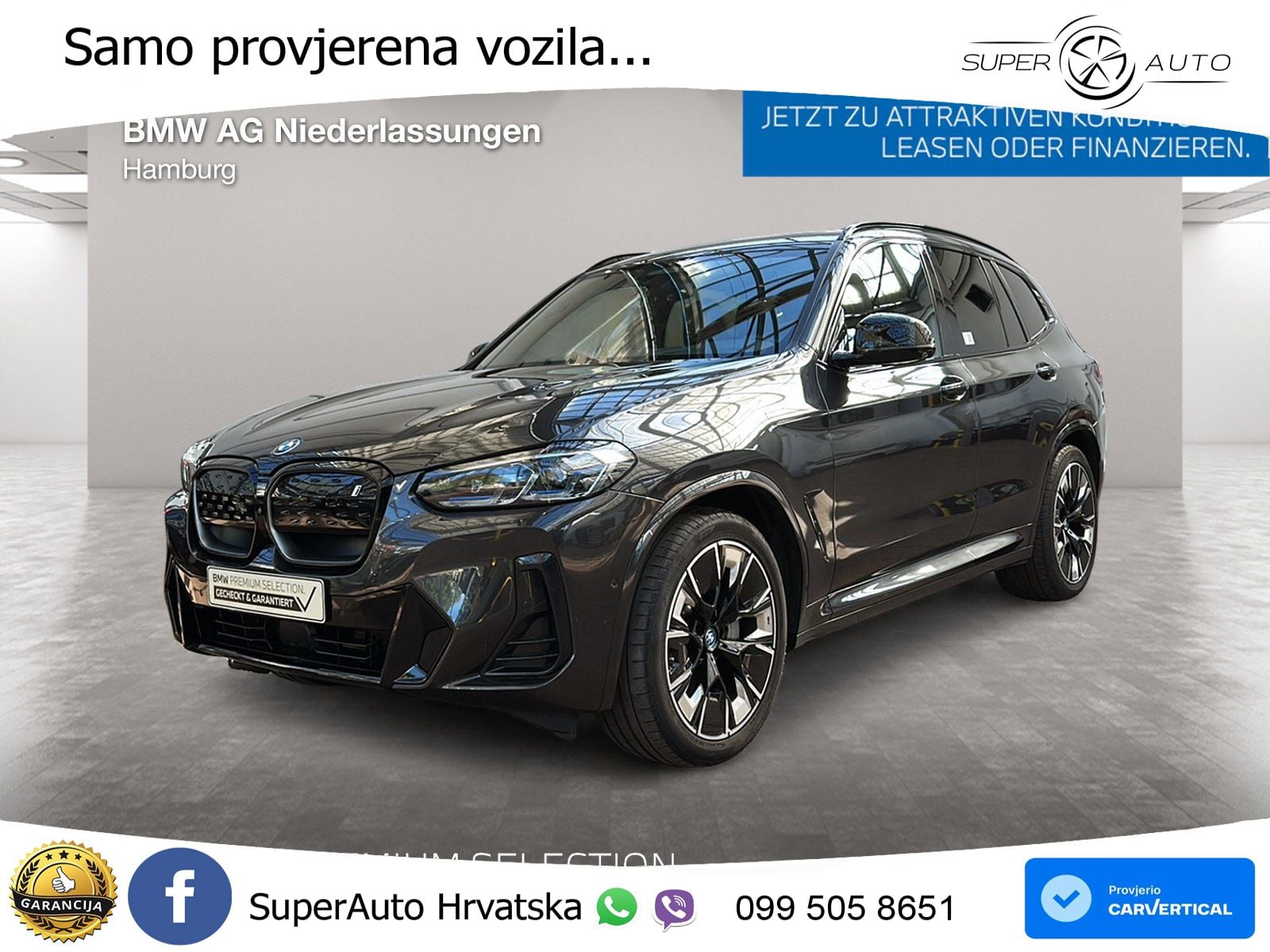 BMW iX3 80 kWh (286 KS) M Sport