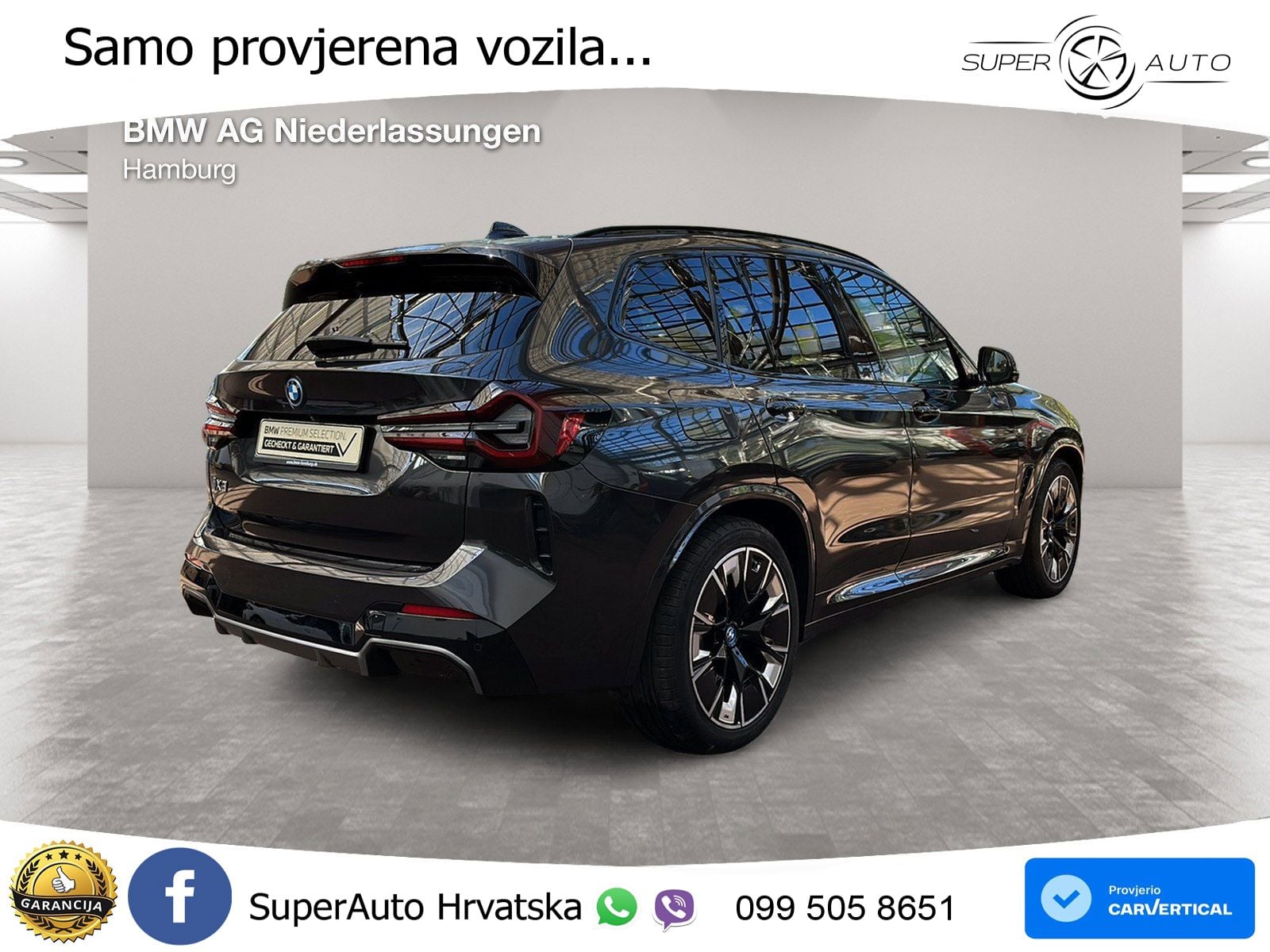 BMW iX3 80 kWh (286 KS) M Sport