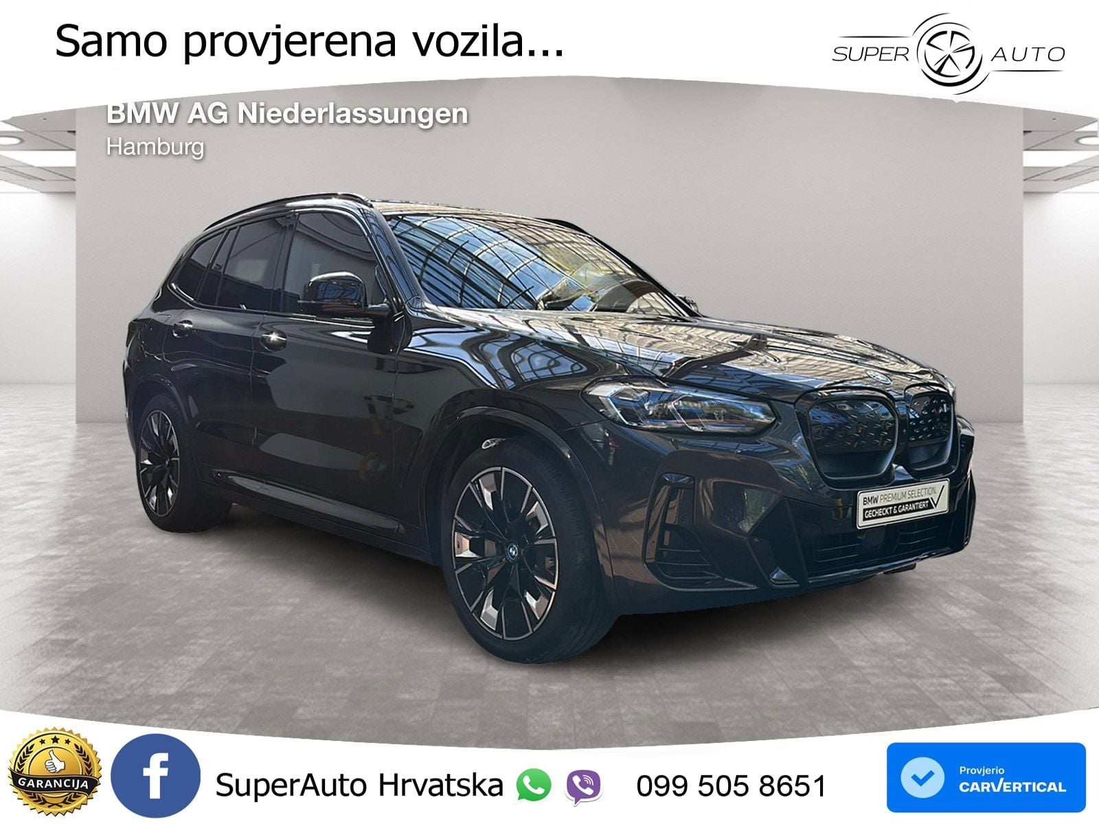 BMW iX3 80 kWh (286 KS) M Sport
