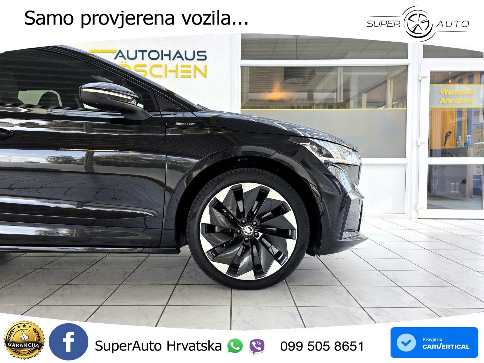 Škoda Enyaq iV 80x 82 kWh (265 KS) AWD SportLine LED+GR SJED+ACC