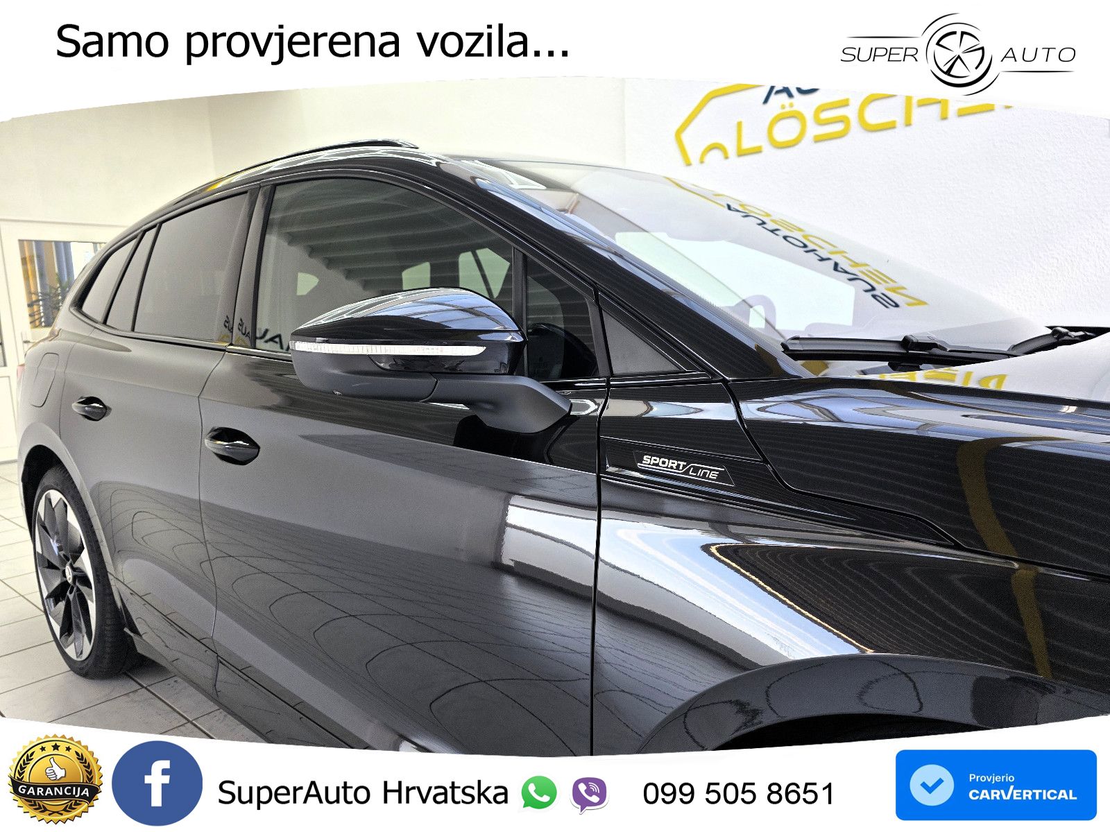 Škoda Enyaq iV 80x 82 kWh (265 KS) AWD SportLine LED+GR SJED+ACC