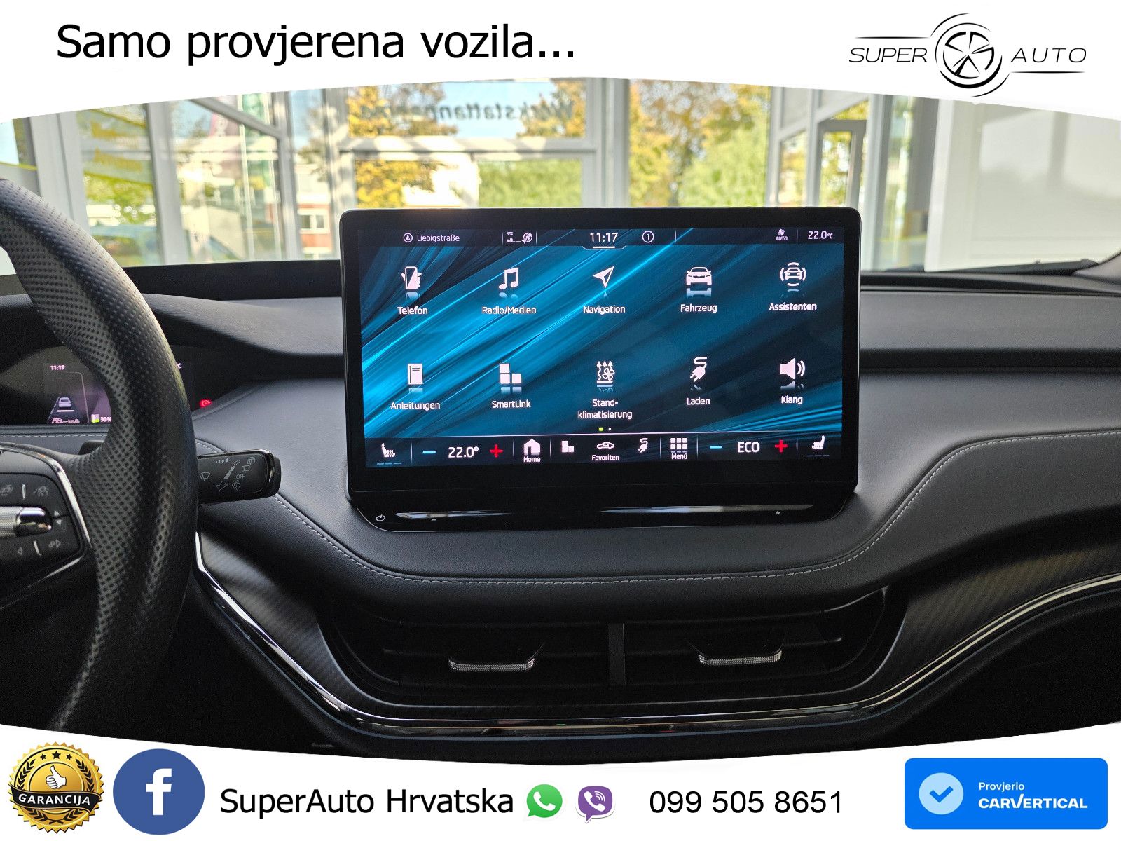 Škoda Enyaq iV 80x 82 kWh (265 KS) AWD SportLine LED+GR SJED+ACC
