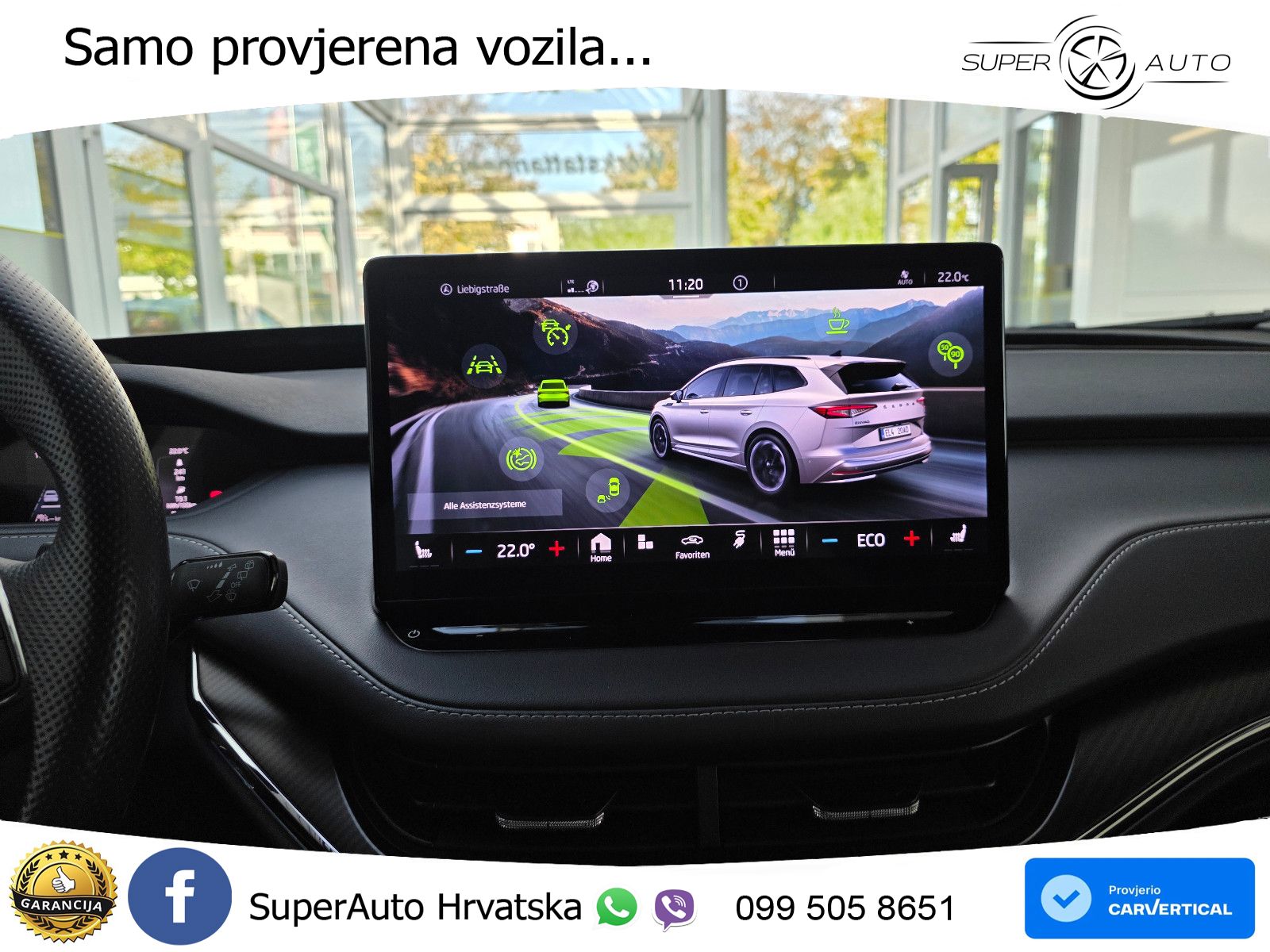 Škoda Enyaq iV 80x 82 kWh (265 KS) AWD SportLine LED+GR SJED+ACC