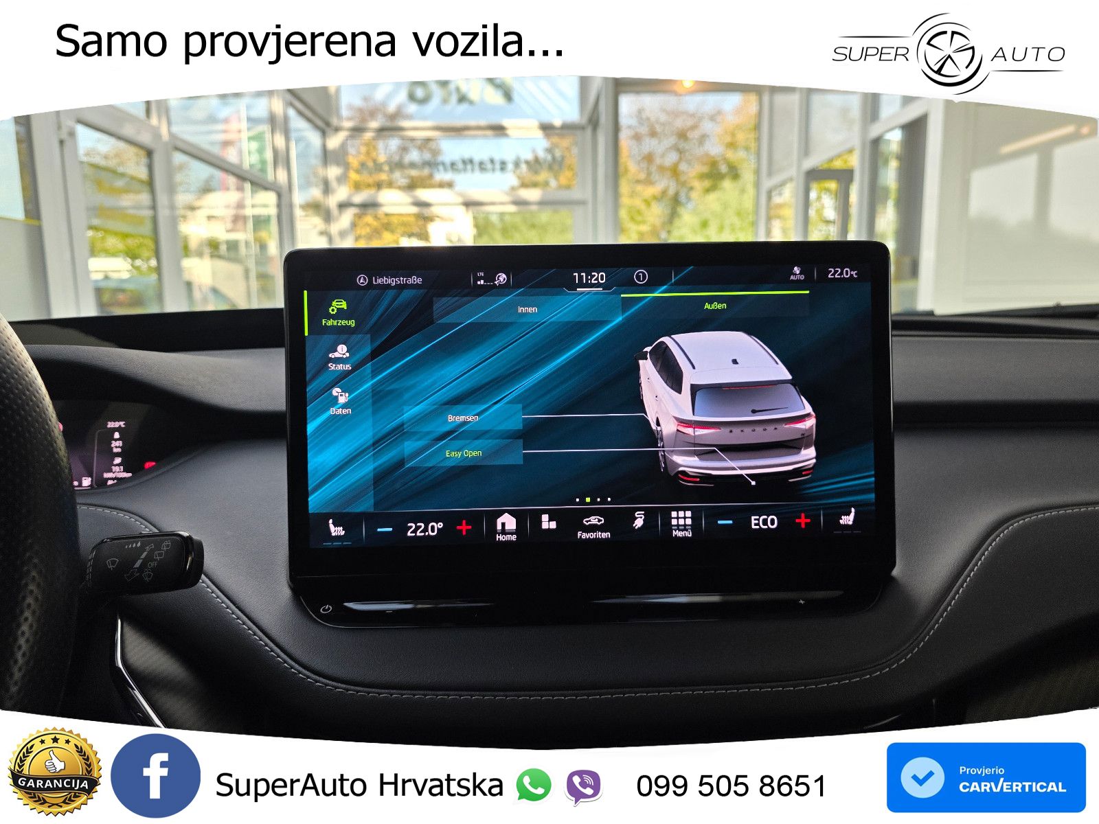 Škoda Enyaq iV 80x 82 kWh (265 KS) AWD SportLine LED+GR SJED+ACC