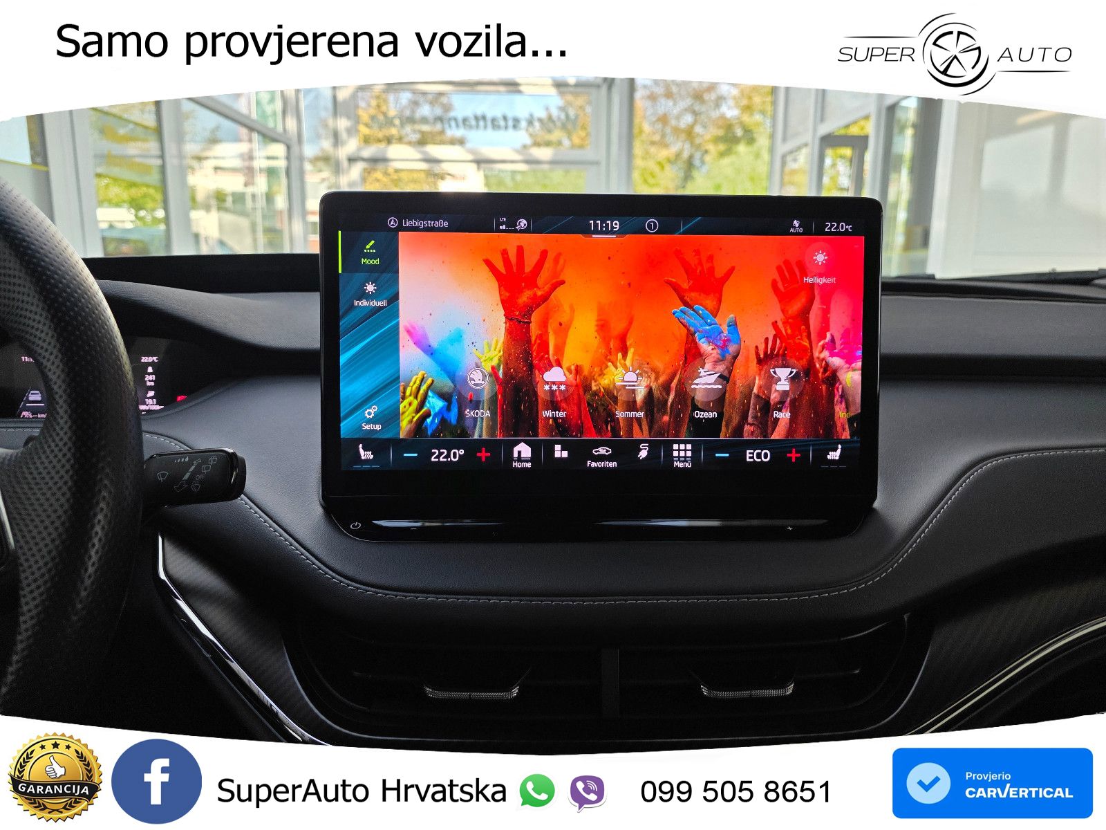 Škoda Enyaq iV 80x 82 kWh (265 KS) AWD SportLine LED+GR SJED+ACC