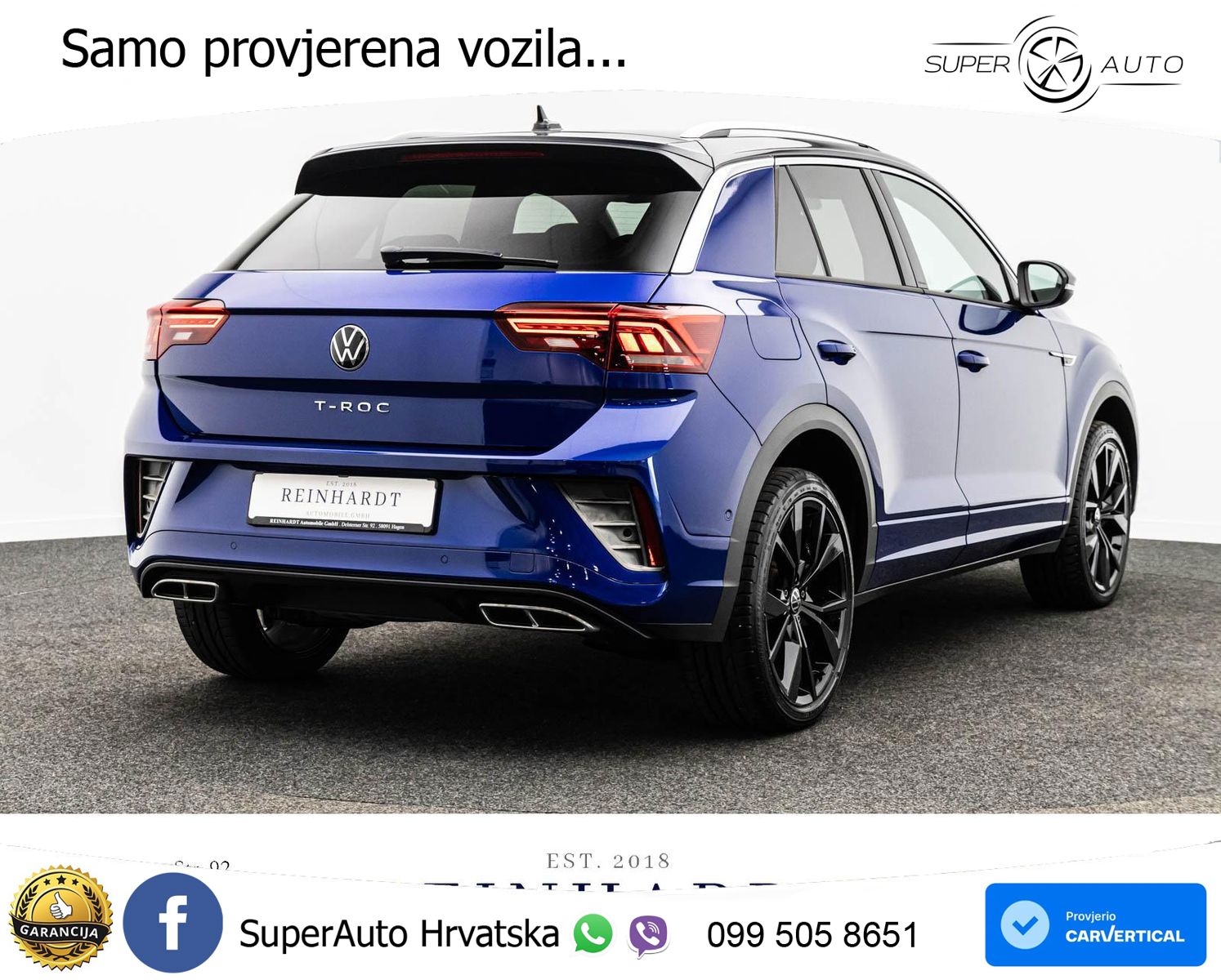 Volkswagen T-Roc I 2.0 TDI (150 KS) DSG LED+GR SJED+ACC