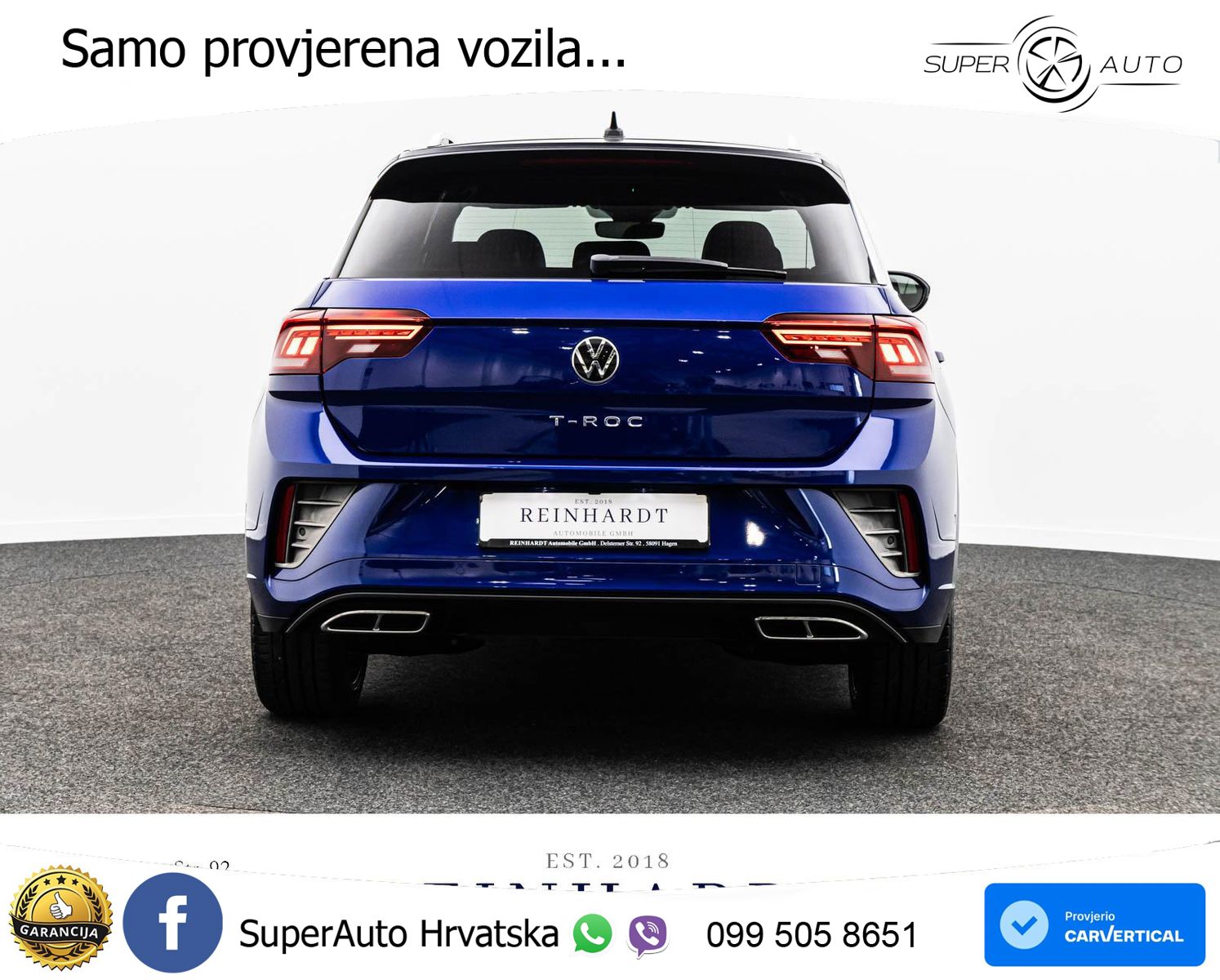 Volkswagen T-Roc I 2.0 TDI (150 KS) DSG LED+GR SJED+ACC