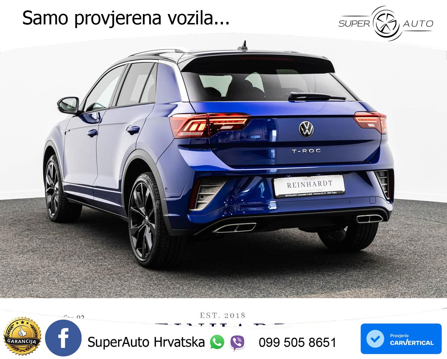 Volkswagen T-Roc I 2.0 TDI (150 KS) DSG LED+GR SJED+ACC
